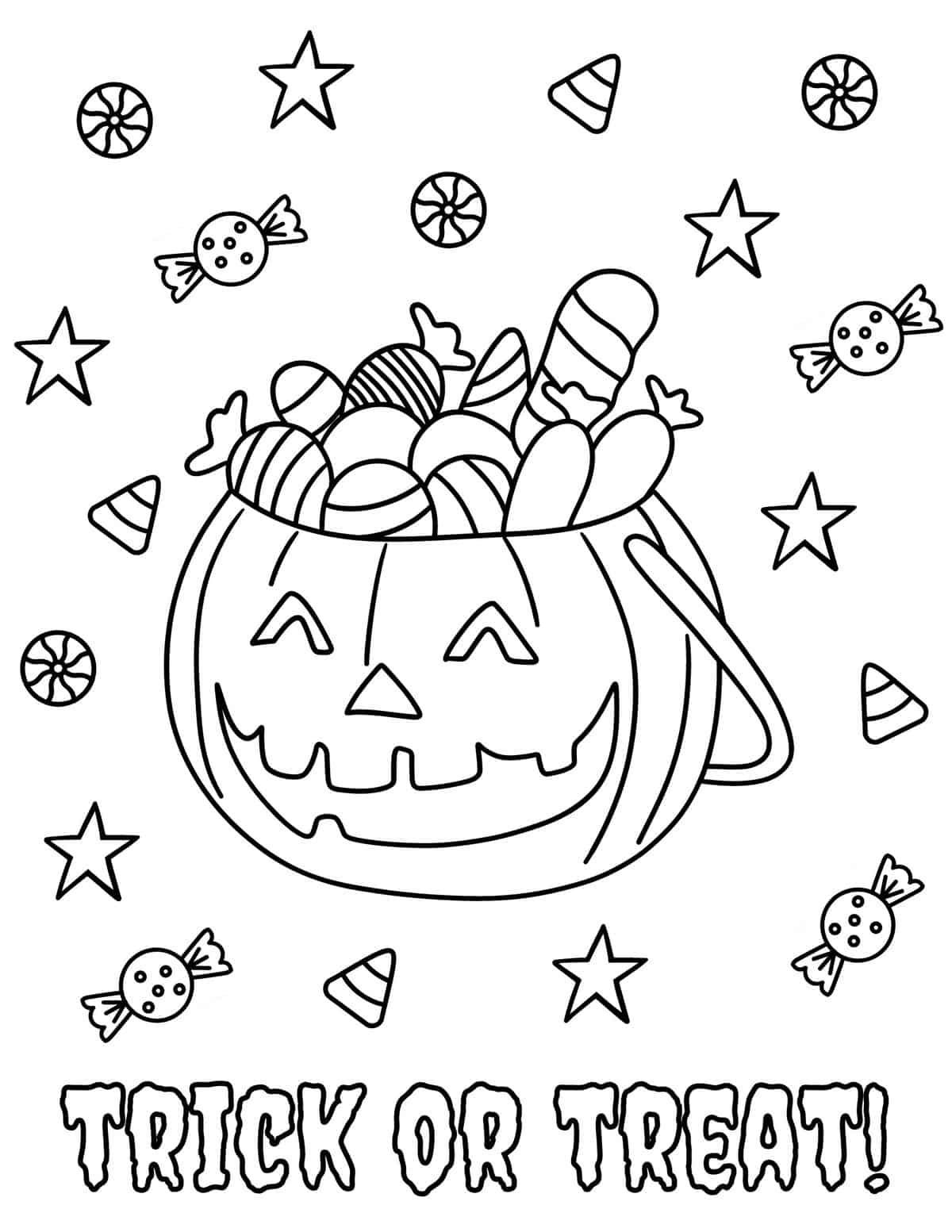 40 Free Halloween Coloring Pages For Kids And Adults Artofit