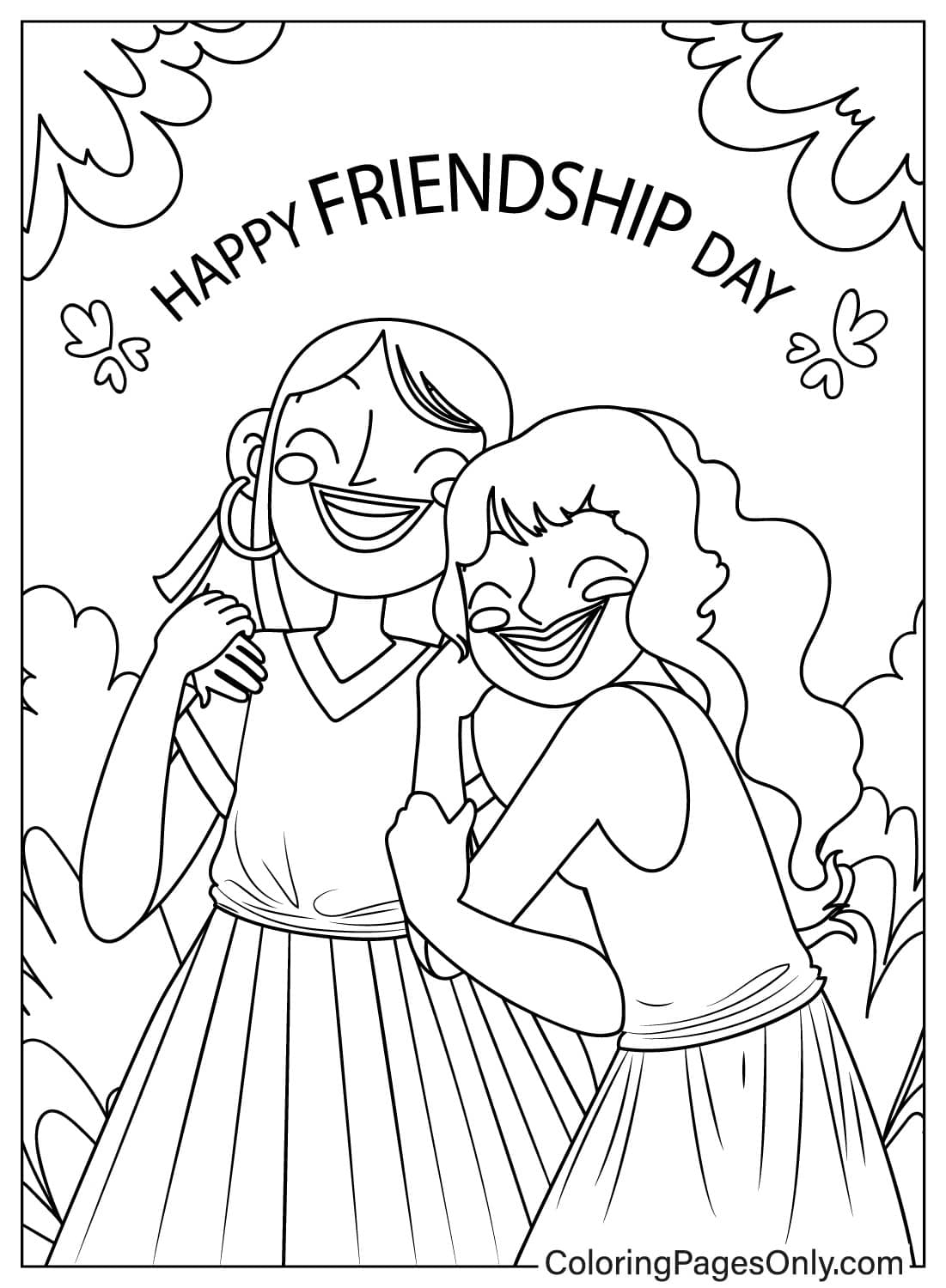 40 Friendship Coloring Pages Free Printable PDF Online Coloring 40 Friendship Coloring Pages Free Printable PDF Online Coloring