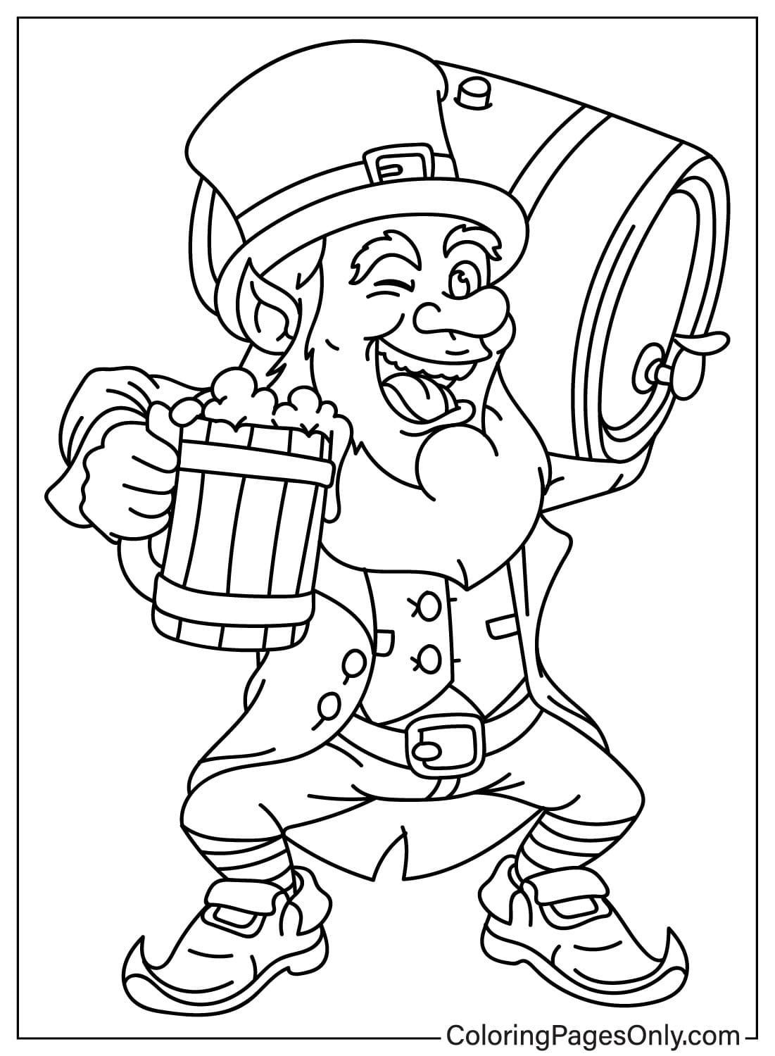 40 Leprechaun Coloring Pages Free Printable PDF Online Coloring