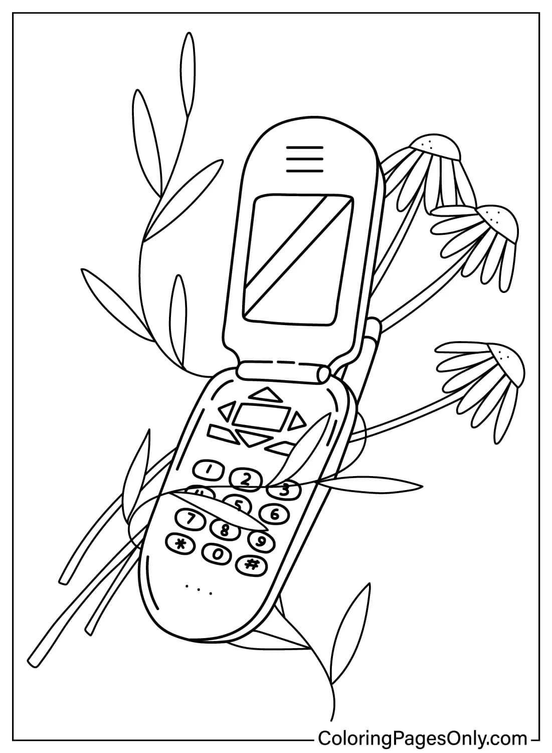 40 Phone Coloring Pages Free Printable PDF JPG PNG Online Coloring