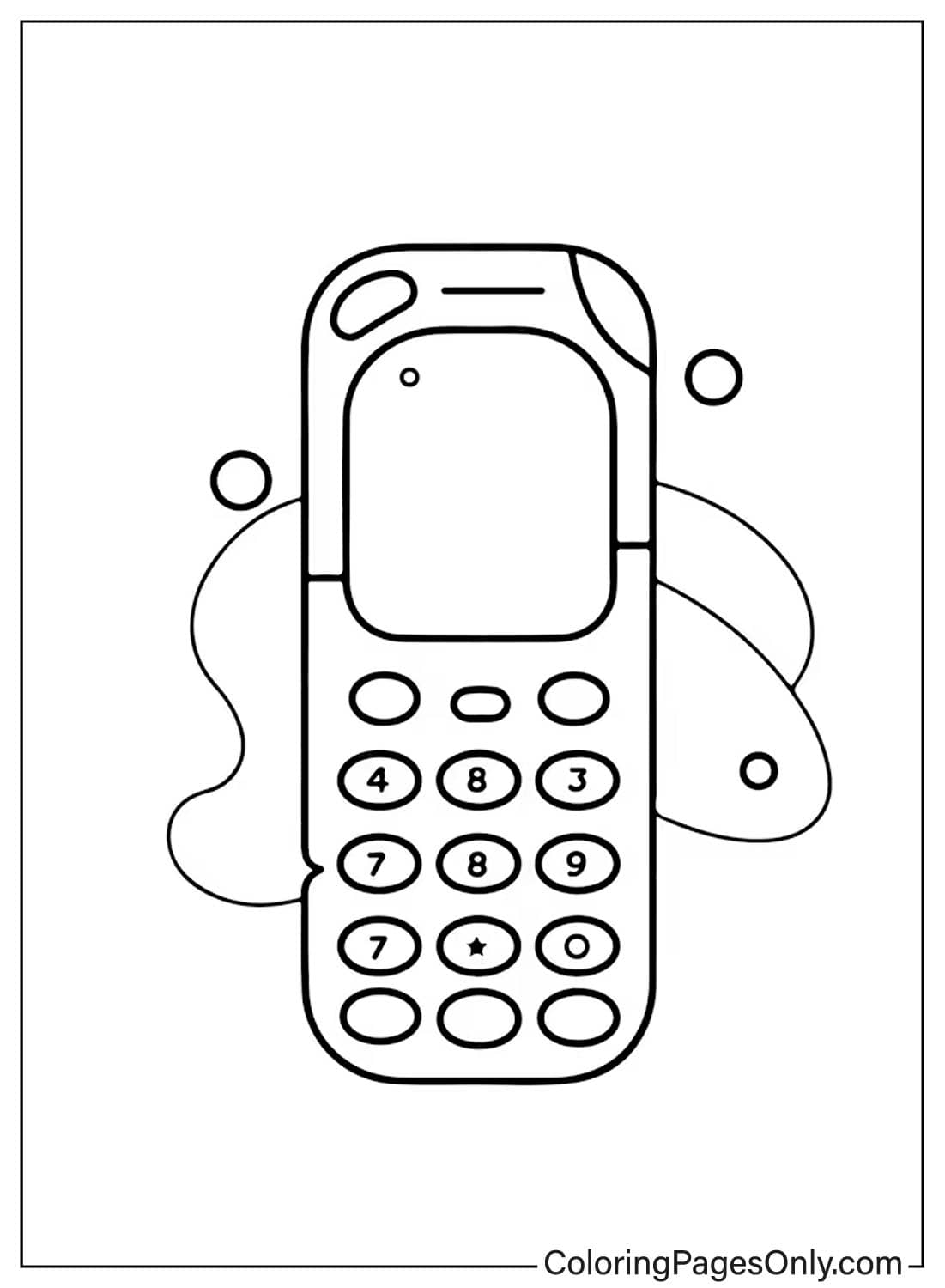 40 Phone Coloring Pages Free Printable PDF Online Coloring