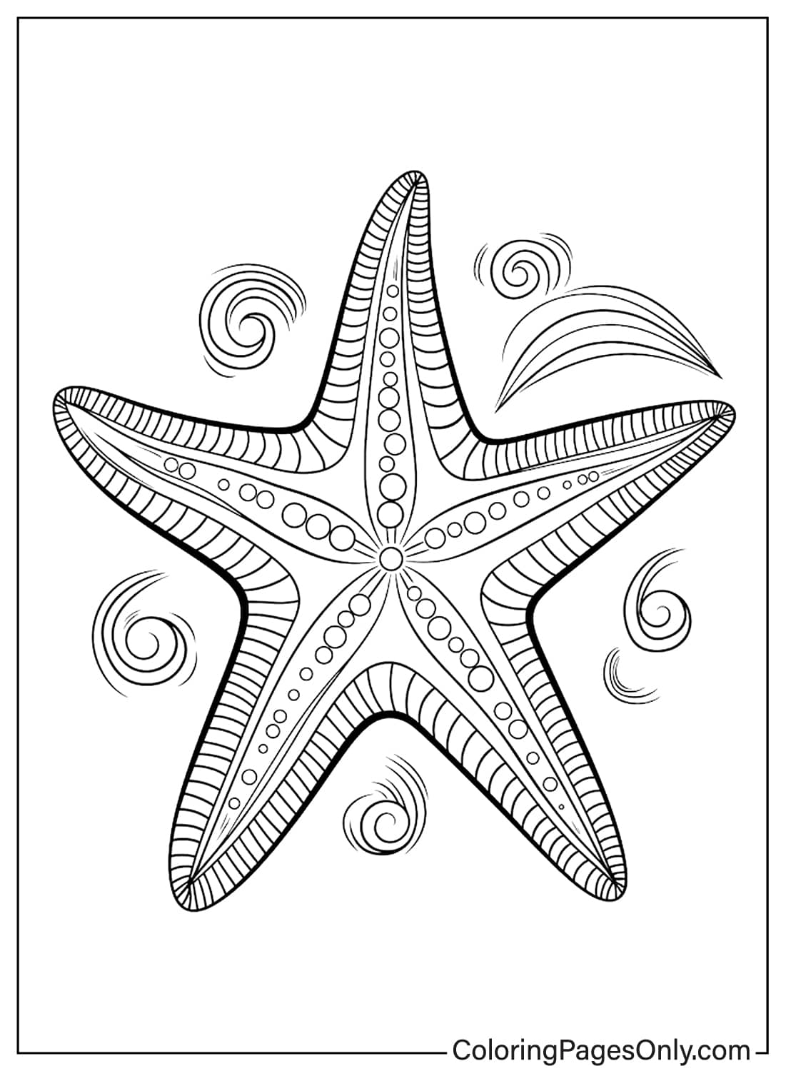 40 Starfish Coloring Pages Free Printable PDF Online Coloring 40 Starfish Coloring Pages Free Printable PDF Online Coloring