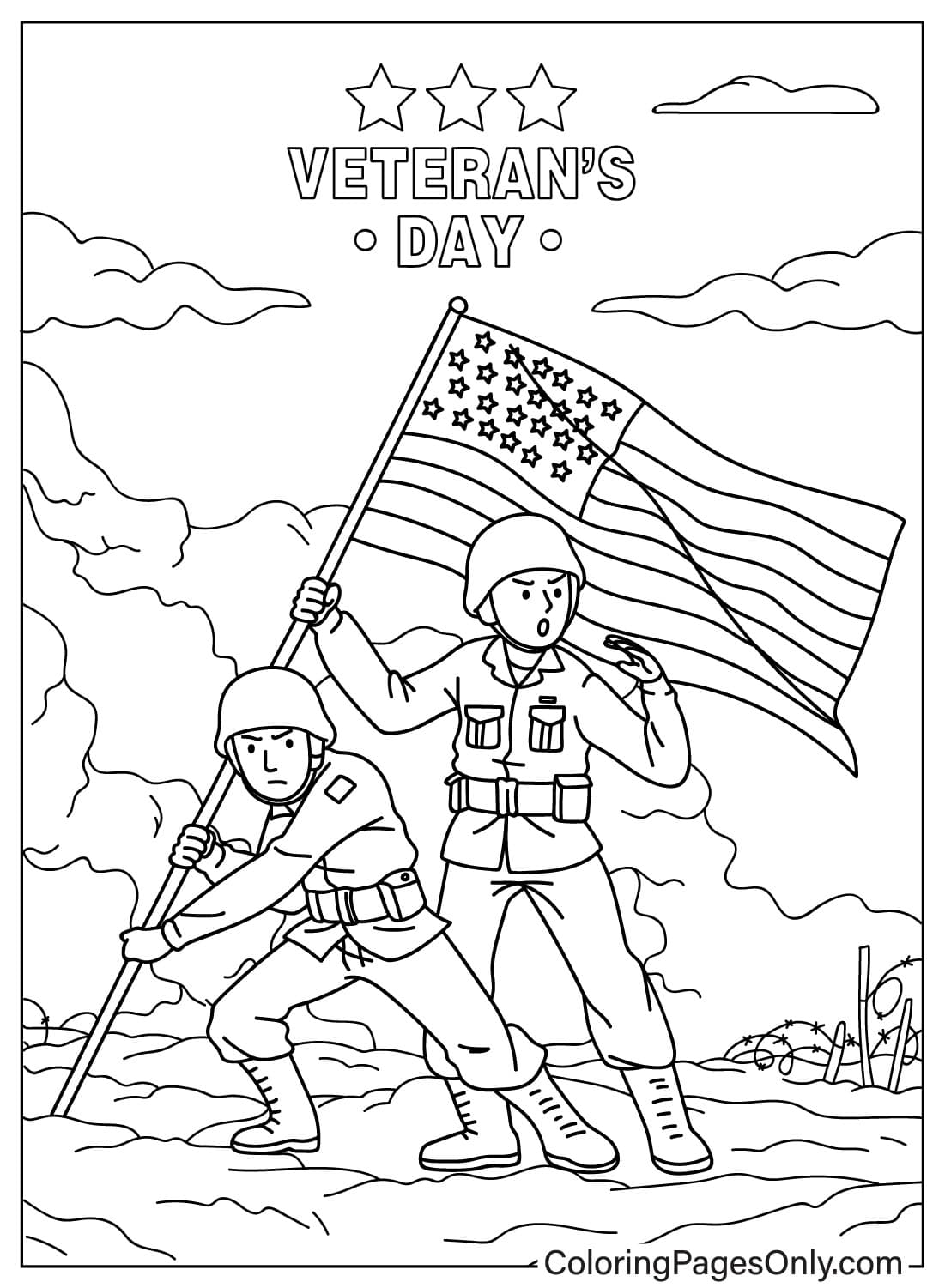 40 Veterans Day Coloring Pages Free Printable PDF Online Coloring