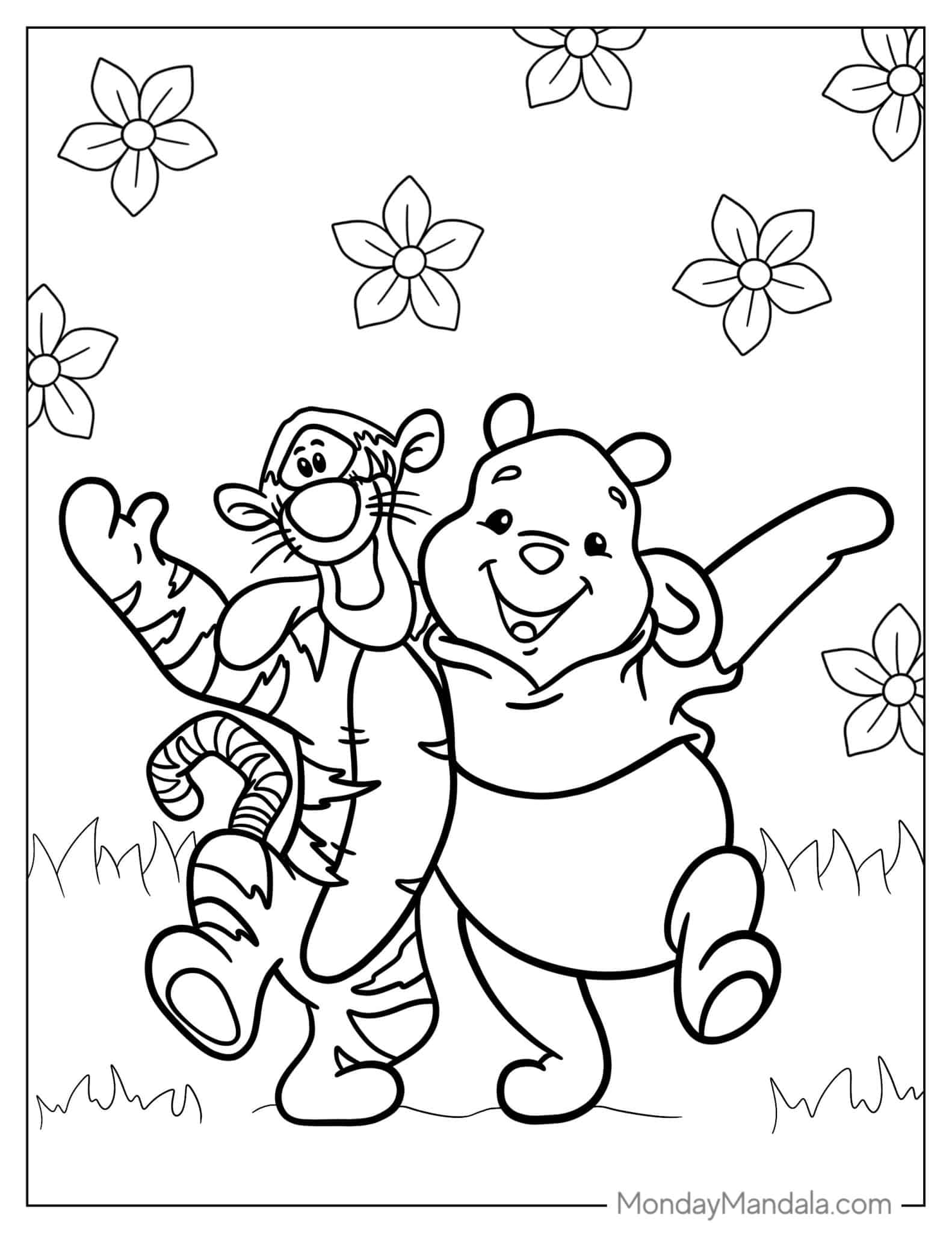 40 Winnie The Pooh Coloring Pages Free PDF Printables 