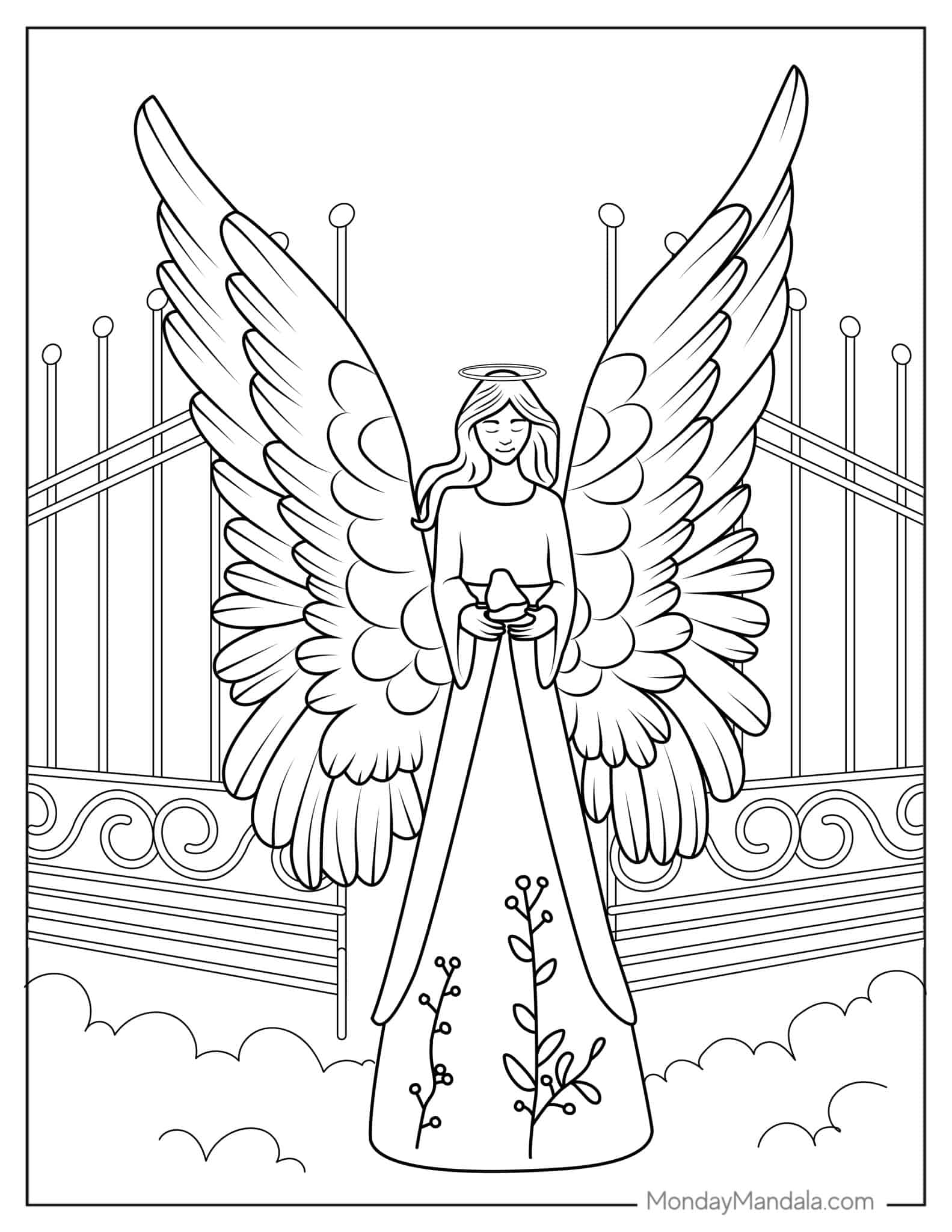 42 Angel Coloring Pages Free PDF Printables 42 Angel Coloring Pages Free PDF Printables