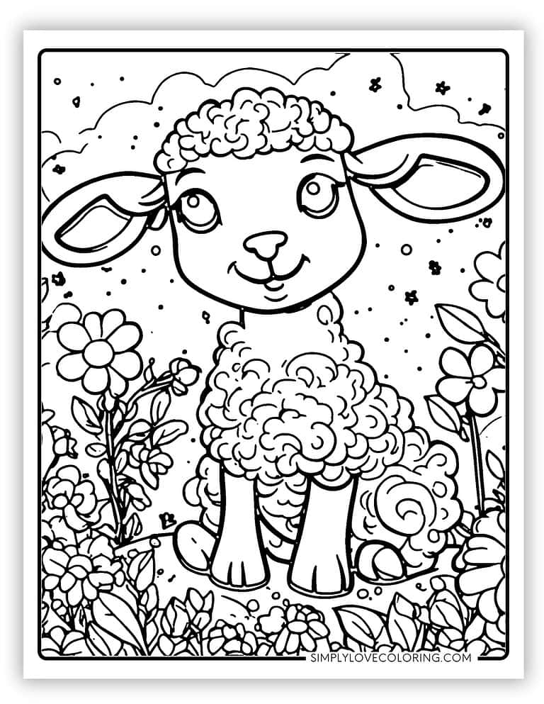 42 Lamb Coloring Pages Free PDF Printables Simply Love Coloring 42 Lamb Coloring Pages Free PDF Printables Simply Love Coloring