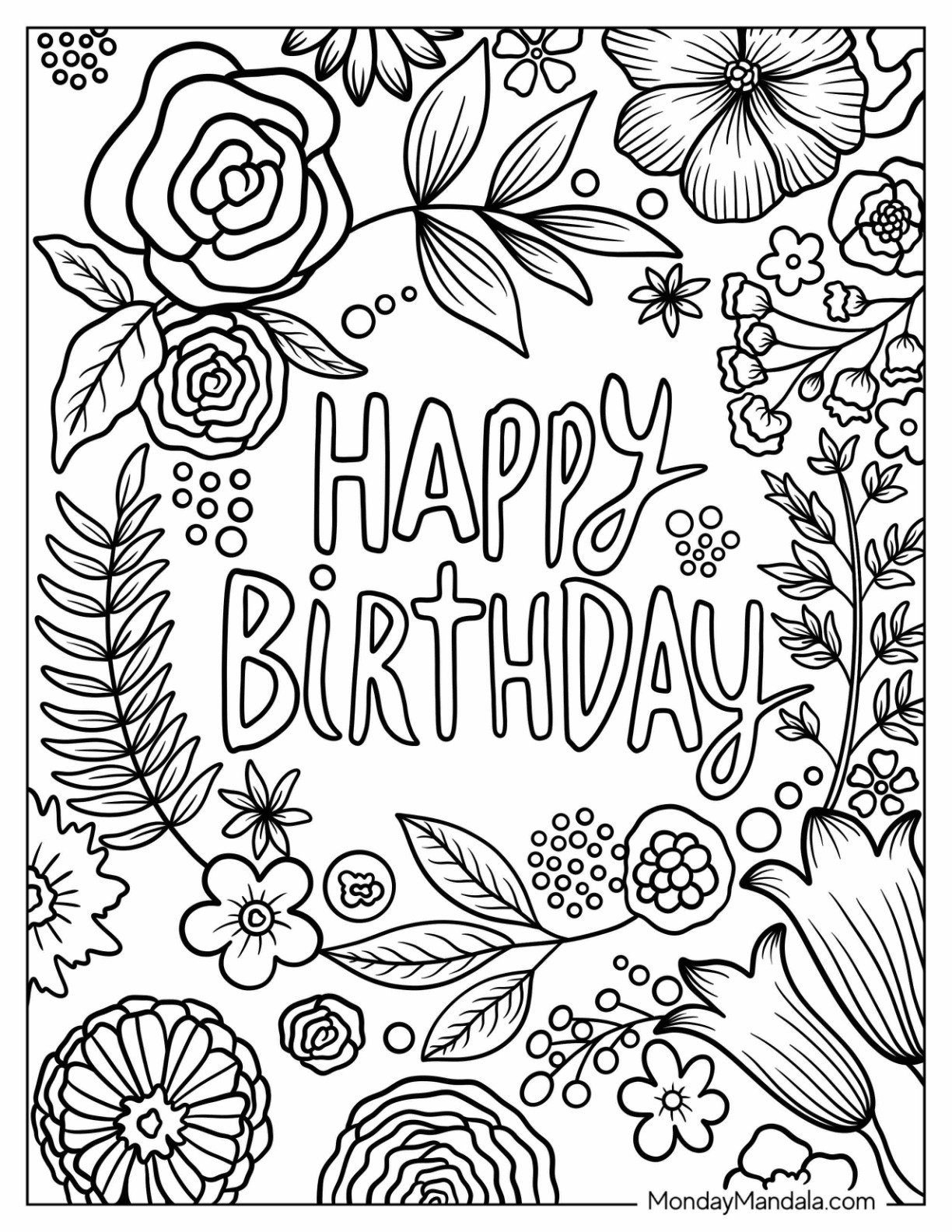 43 Happy Birthday Coloring Pages Free PDF Printables 43 Happy Birthday Coloring Pages Free PDF Printables