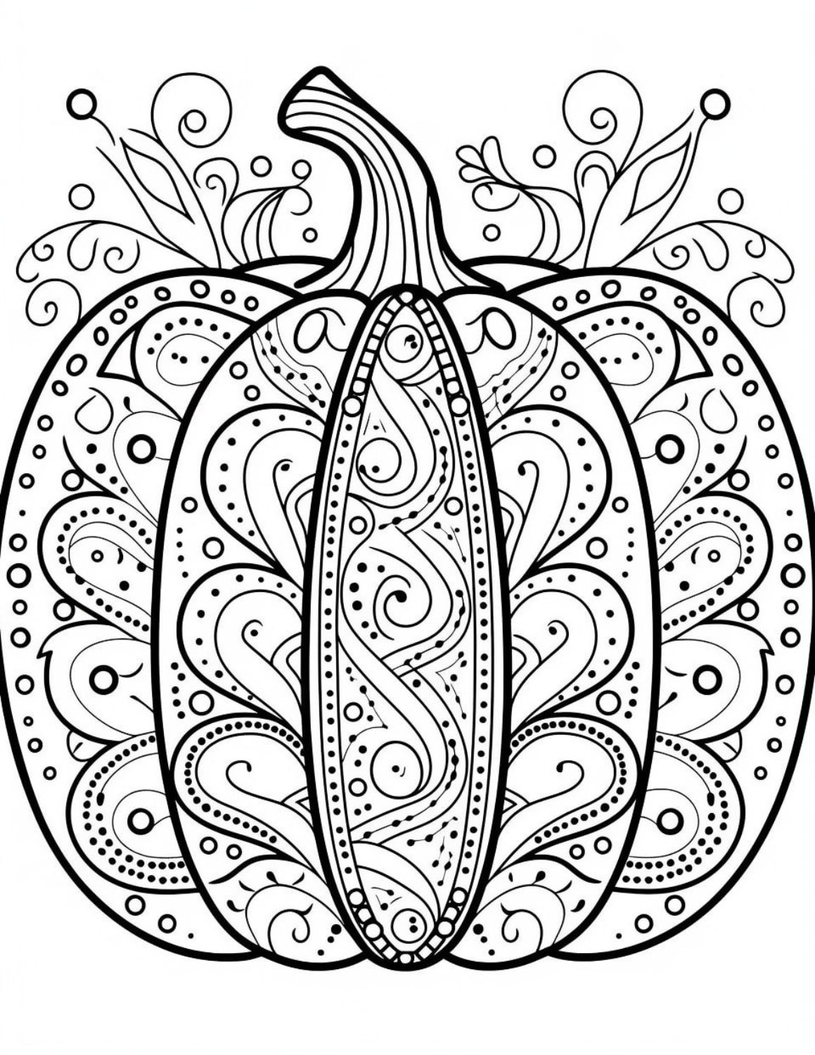 43 Pumpkin Coloring Pages For Kids And Adults Our Mindful Life