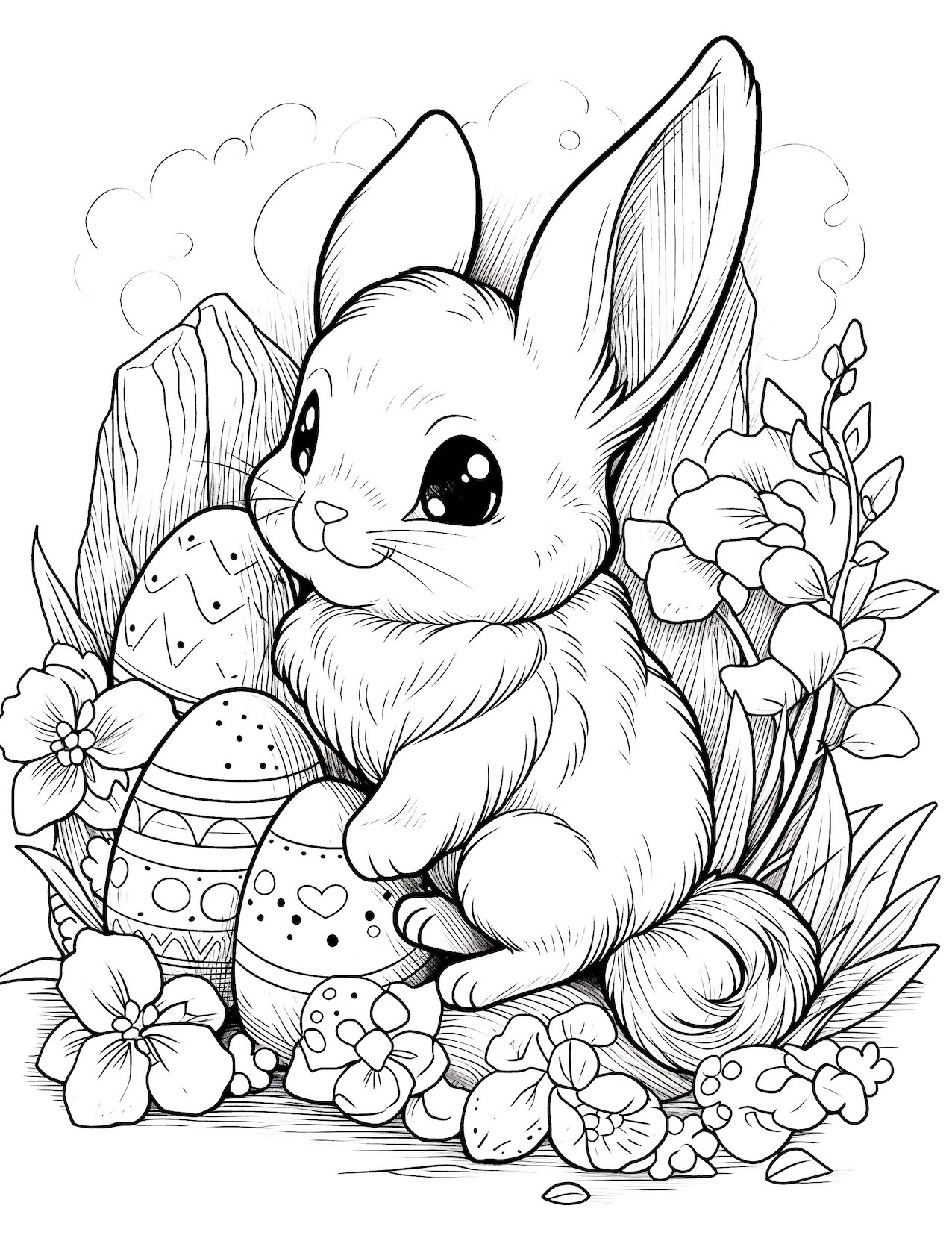 bunny coloring pages bunny coloring pages