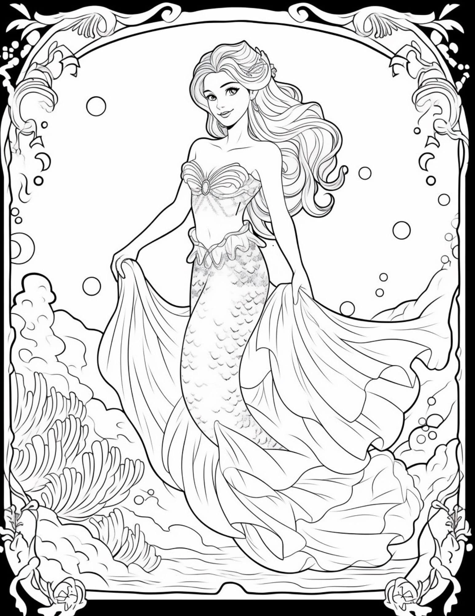44 Mermaid Coloring Pages For Kids And Adults Our Mindful Life 44 Mermaid Coloring Pages For Kids And Adults Our Mindful Life
