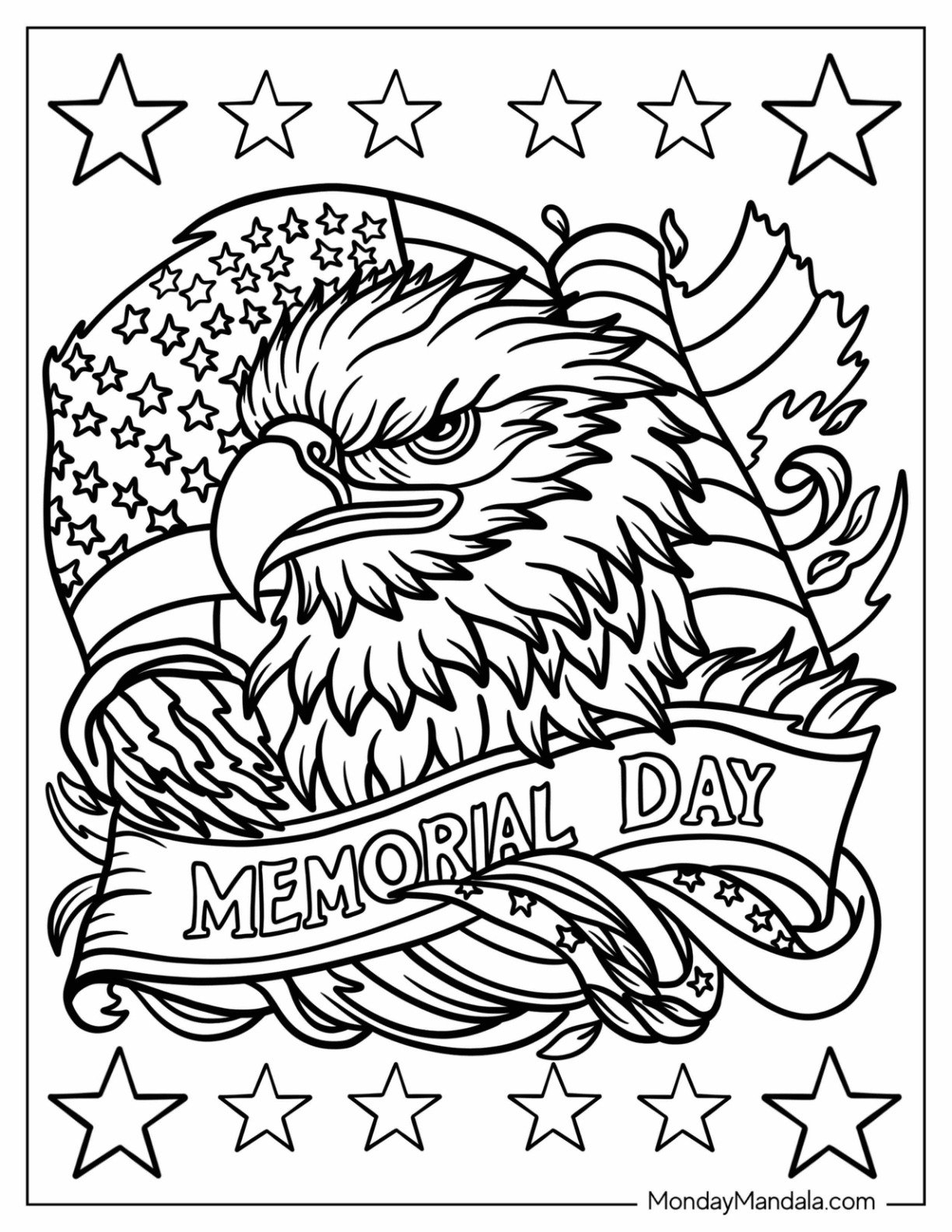 45 Memorial Day Coloring Pages Free PDF Printables 