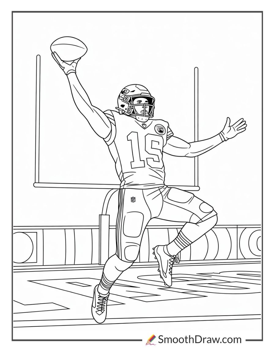 47 Free NFL Coloring Pages Smooth Draw