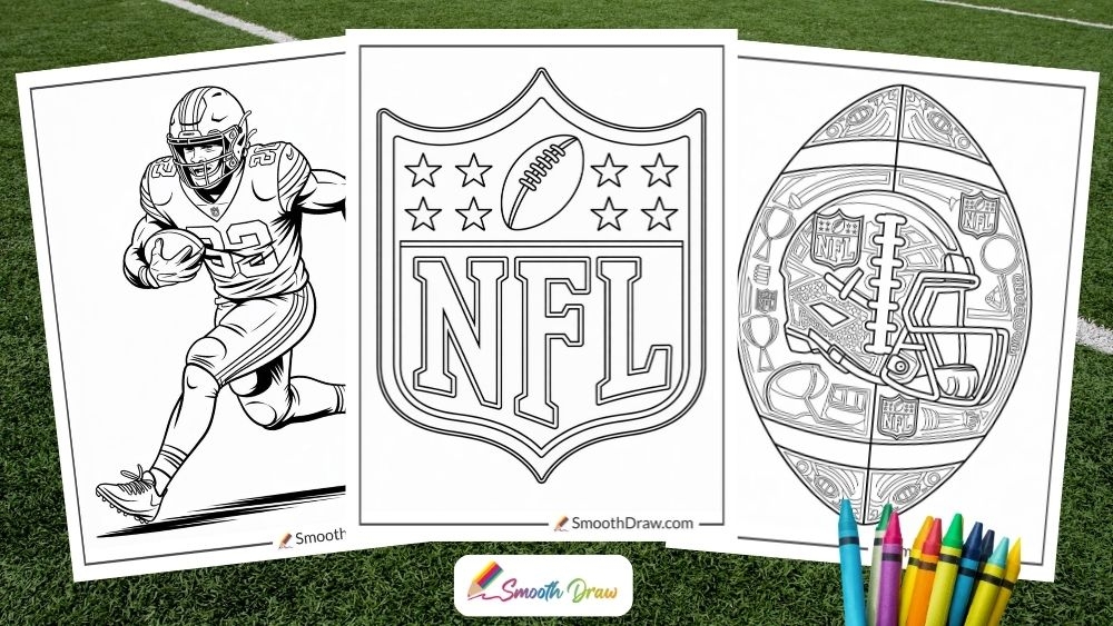 47 Free NFL Coloring Pages Smooth Draw