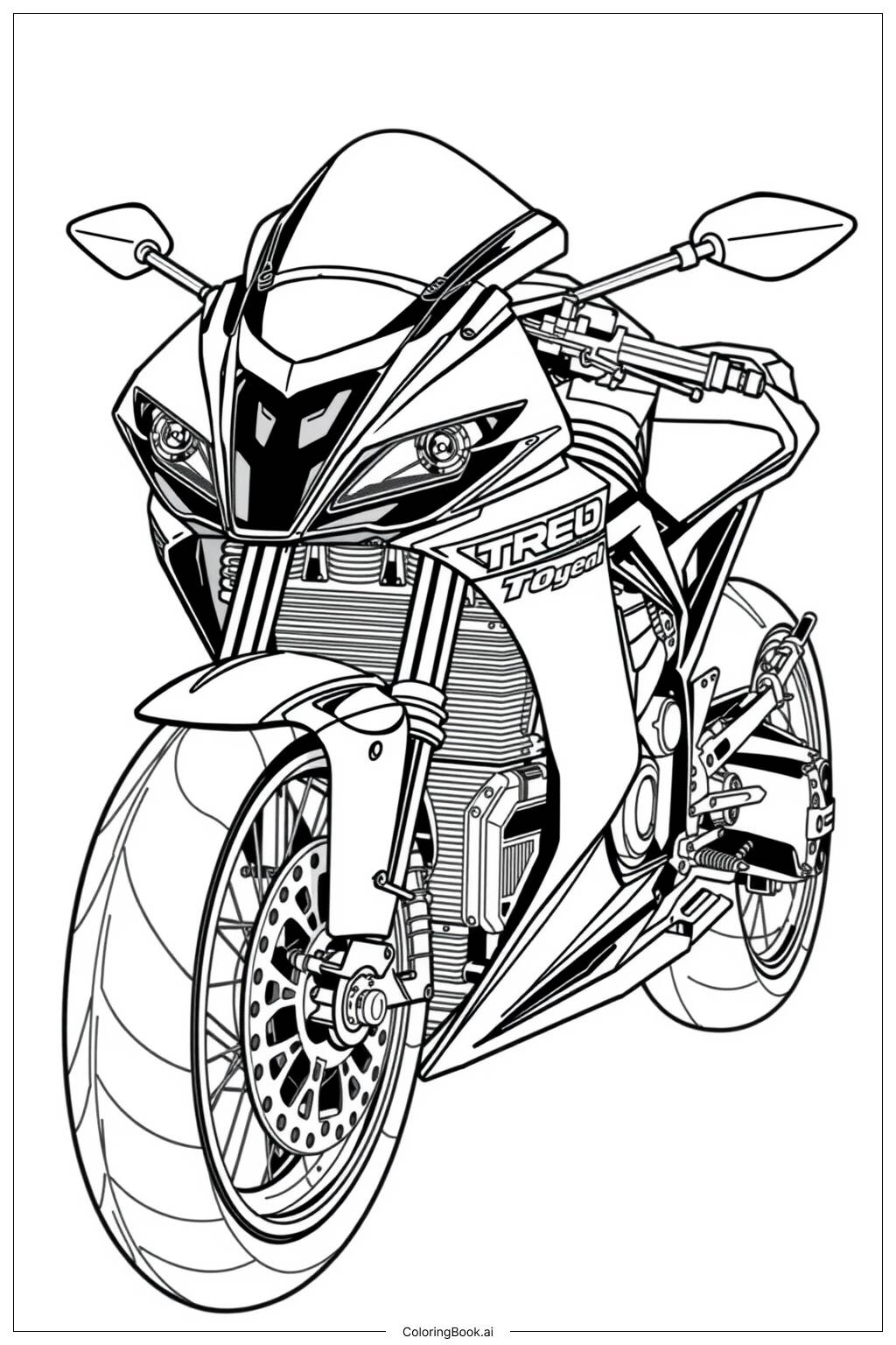 47 Motorcycle Coloring Pages Free PDF PNG Printables 