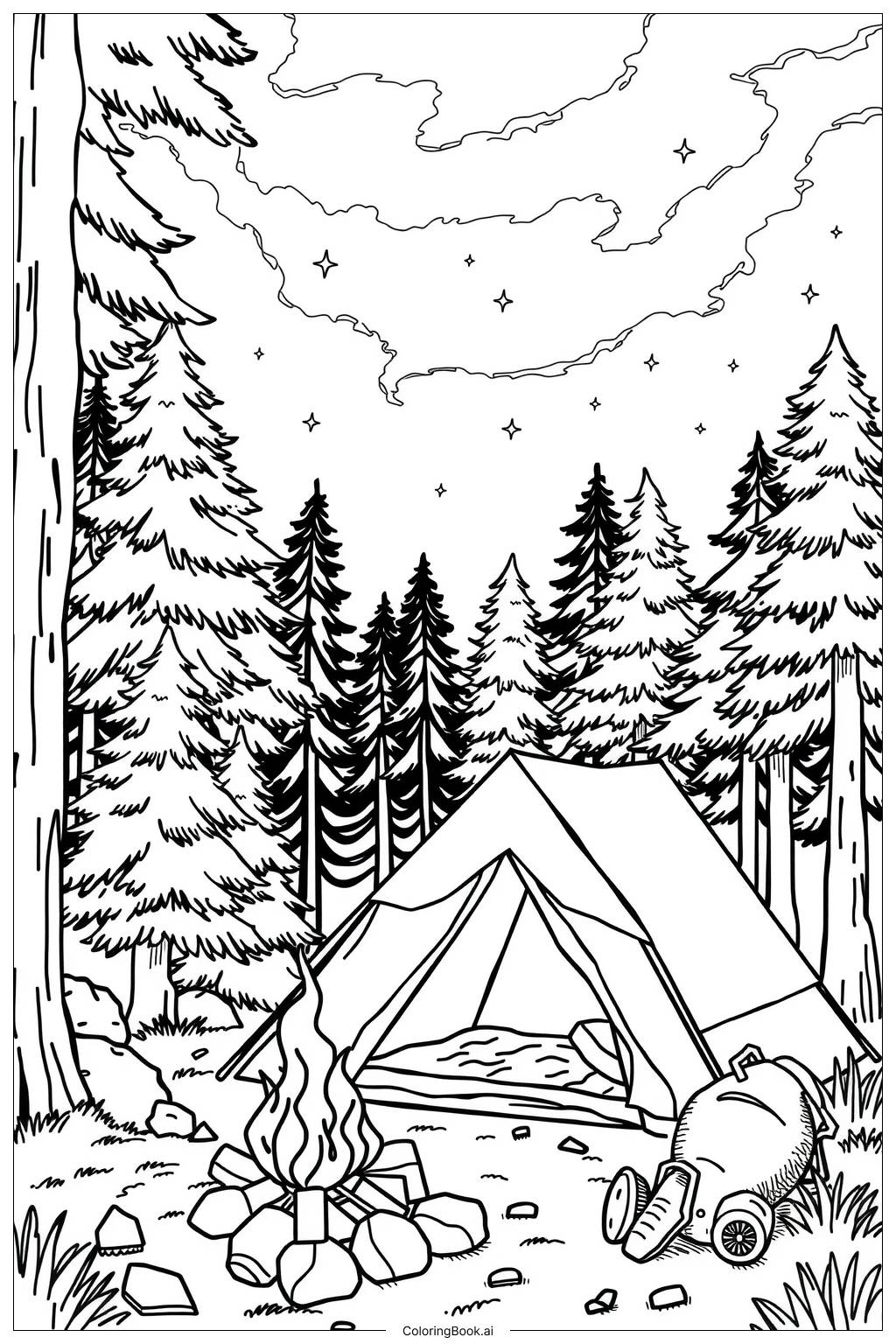 49 Camping Coloring Pages Free PDF PNG Printables 49 Camping Coloring Pages Free PDF PNG Printables