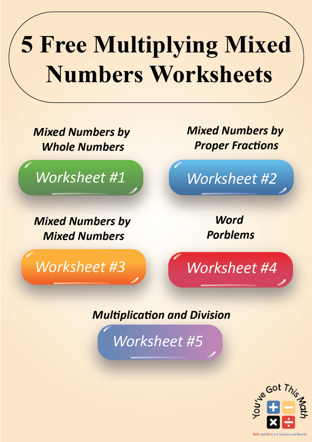5 Free Multiplying Mixed Numbers Worksheet Fun Activities 5 Free Multiplying Mixed Numbers Worksheet Fun Activities
