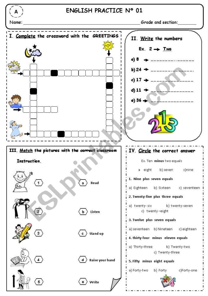 5 Grade English Worksheets EnglishWorksheet 5 Grade English Worksheets EnglishWorksheet
