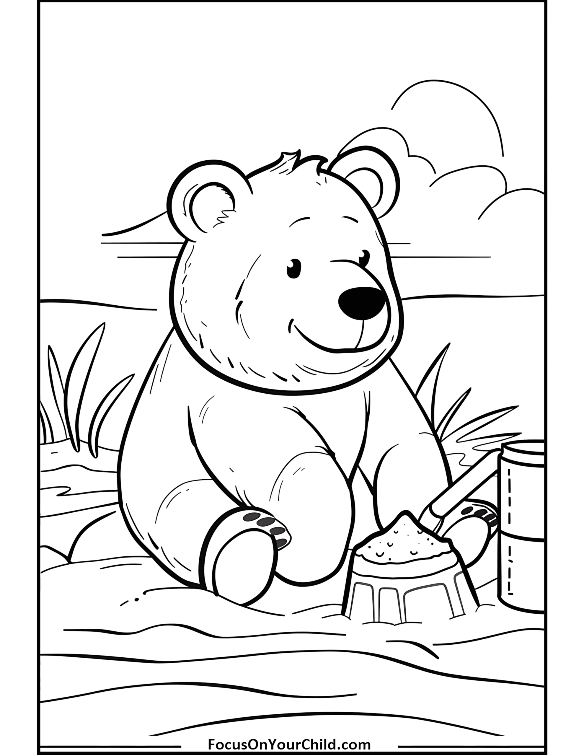 50 Bear Coloring Pages Free PDF Printables 