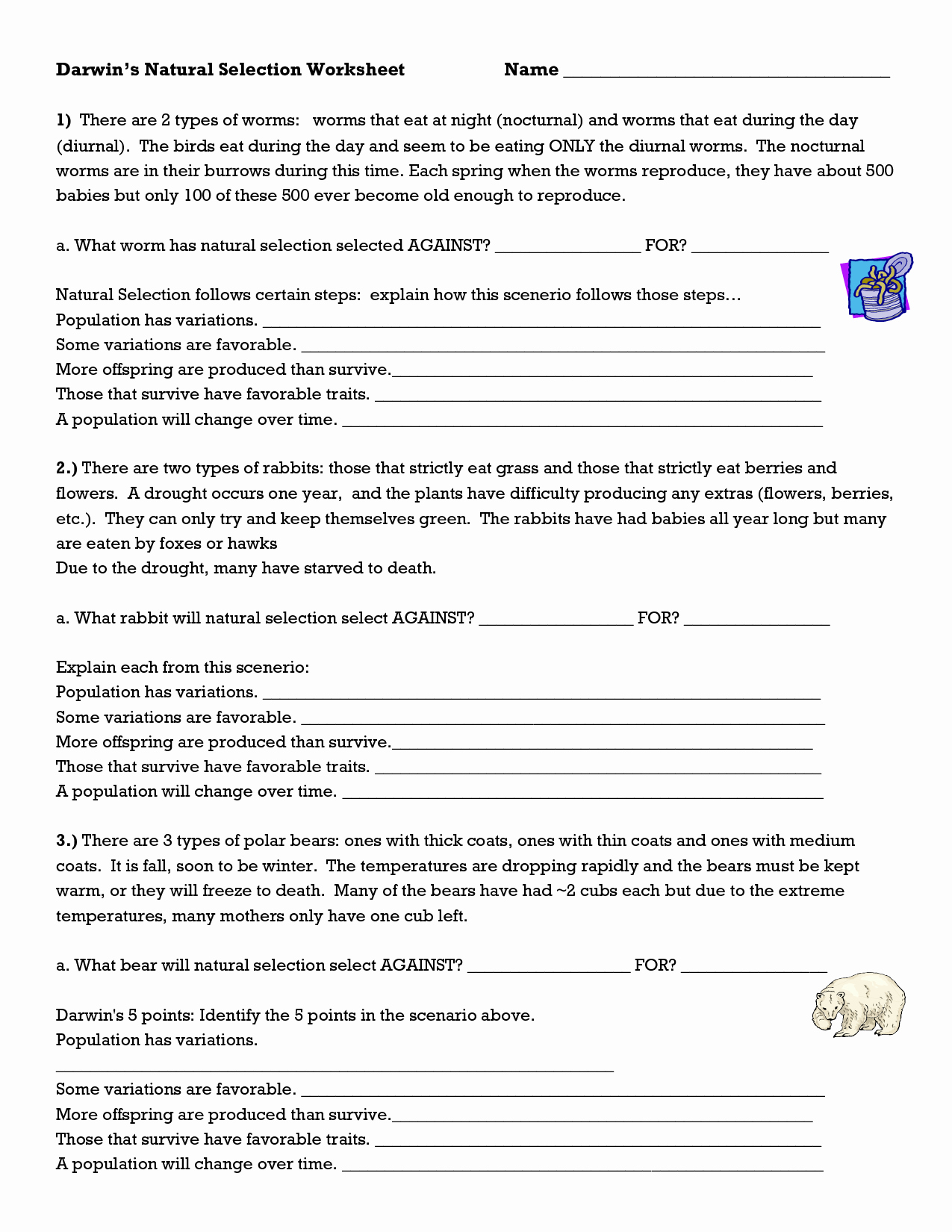50 Darwin Natural Selection Worksheet Chessmuseum Template Library 50 Darwin Natural Selection Worksheet Chessmuseum Template Library