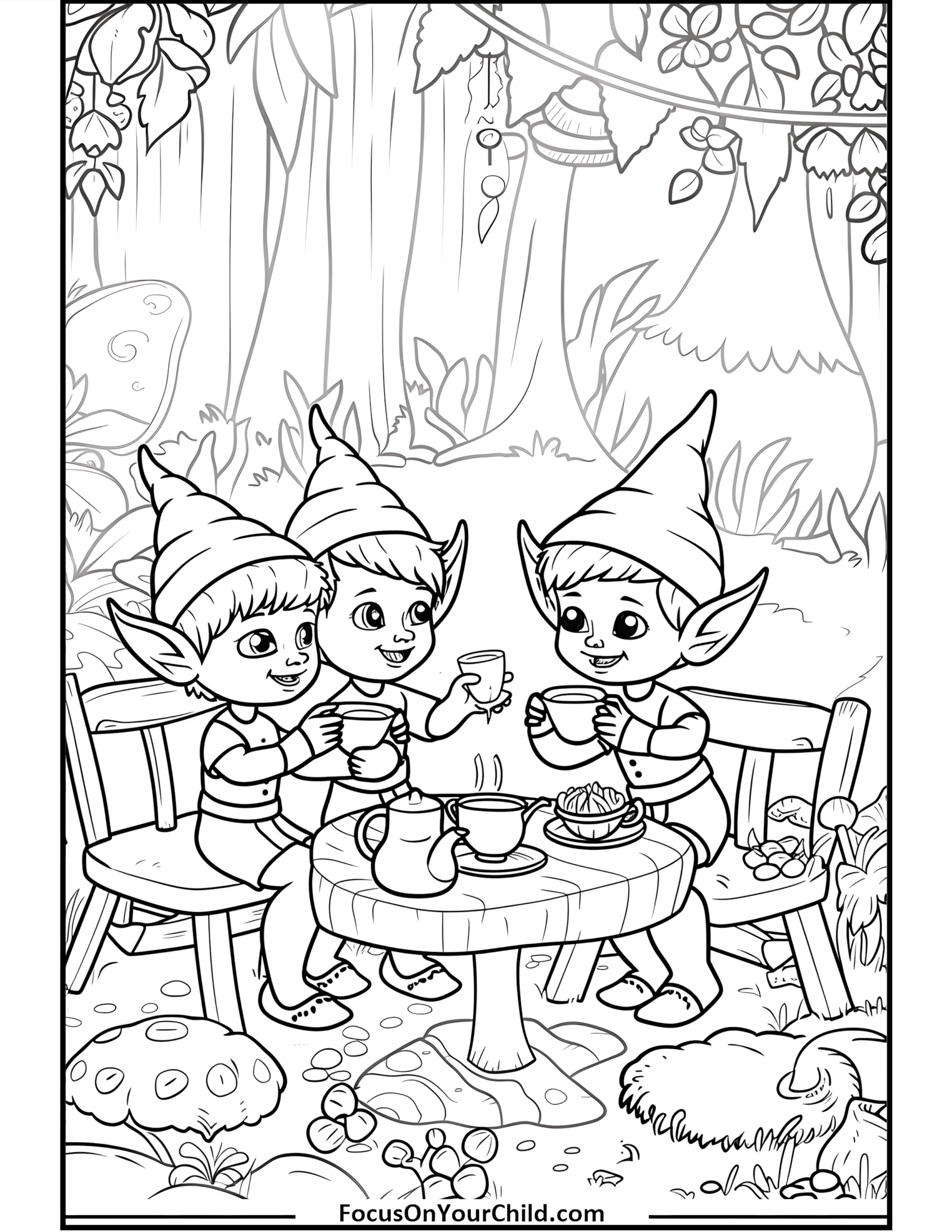 50 Elves Coloring Pages Free PDF Printables 50 Elves Coloring Pages Free PDF Printables