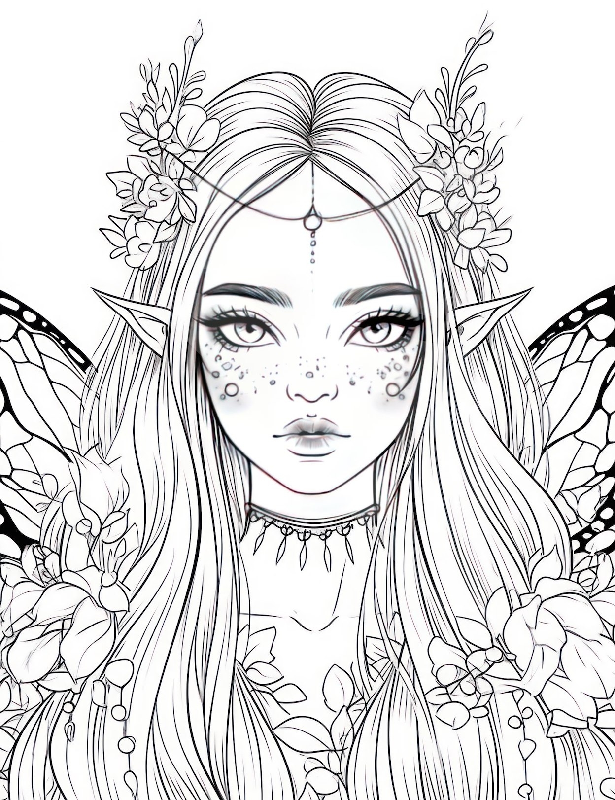 50 Fascinating Fairy Coloring Pages Free Printable Our Mindful Life