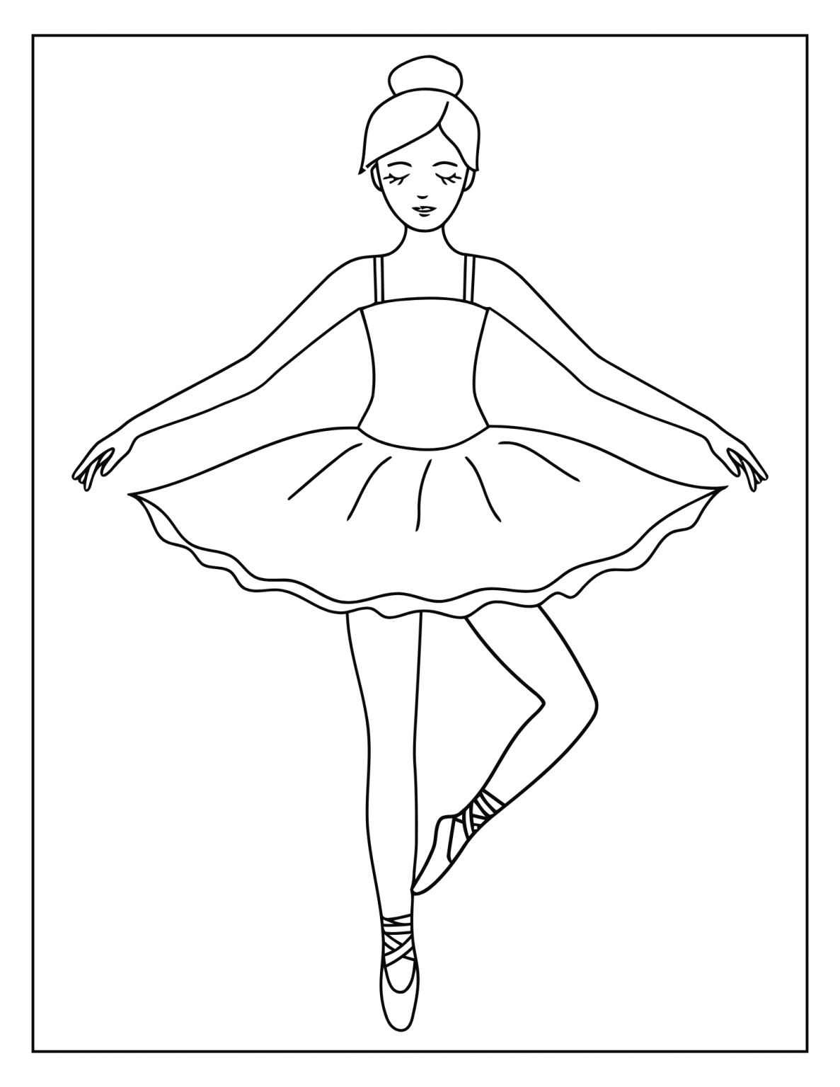 50 Free Ballerina Coloring Pages 24hourfamily