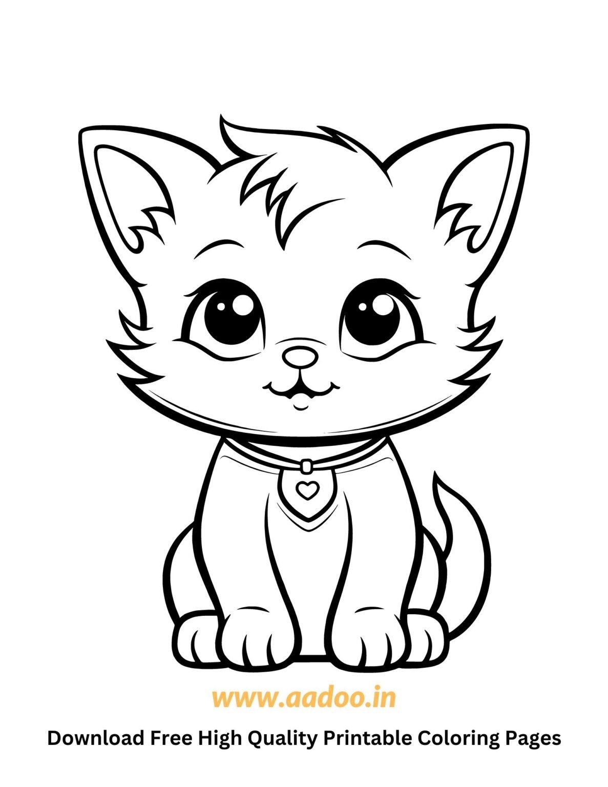 50 Free Printable Cat Coloring Pages
