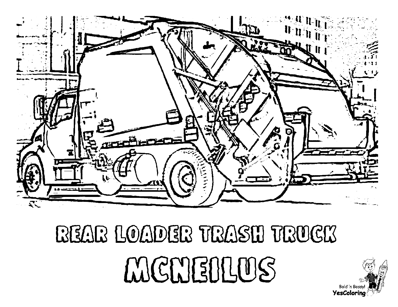 50 Garbage Truck Coloring Pages Free Printable PDF JPG PNG 