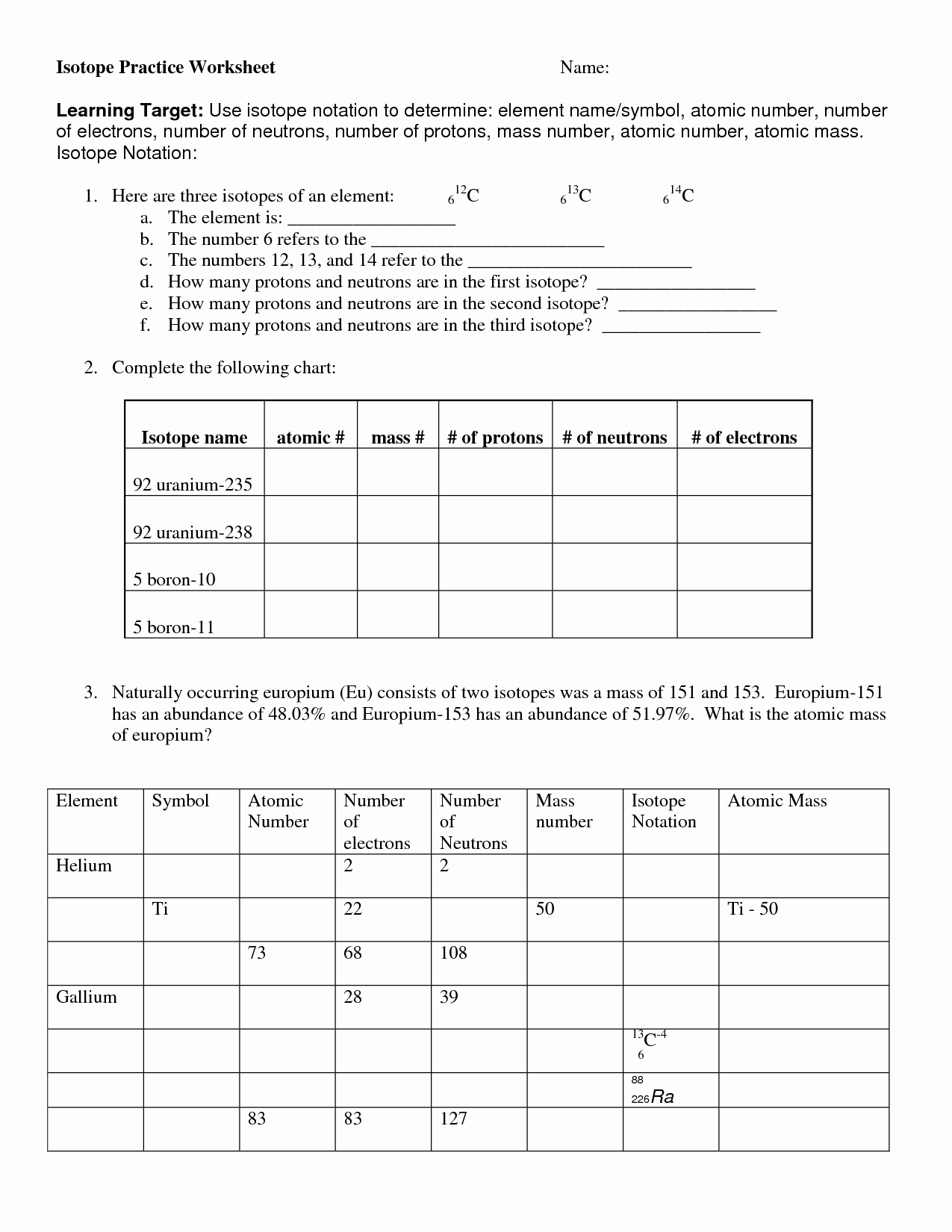 50 Isotope Practice Worksheet Answers Chessmuseum Template Library 50 Isotope Practice Worksheet Answers Chessmuseum Template Library