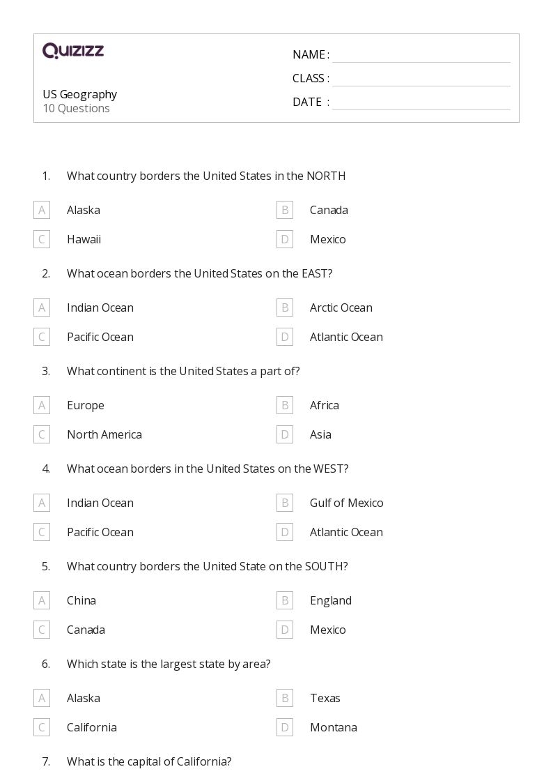 50 Social Studies Worksheets For 3rd Grade On Quizizz Free 