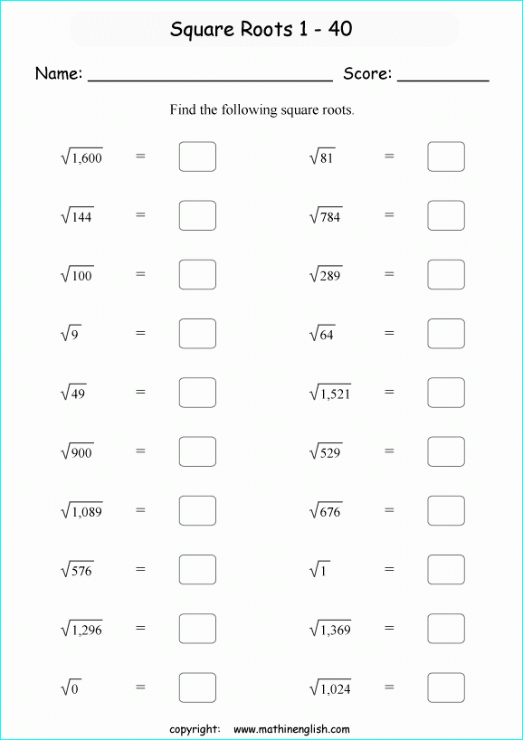 50 Squares And Square Roots Worksheet Chessmuseum Template Library 50 Squares And Square Roots Worksheet Chessmuseum Template Library