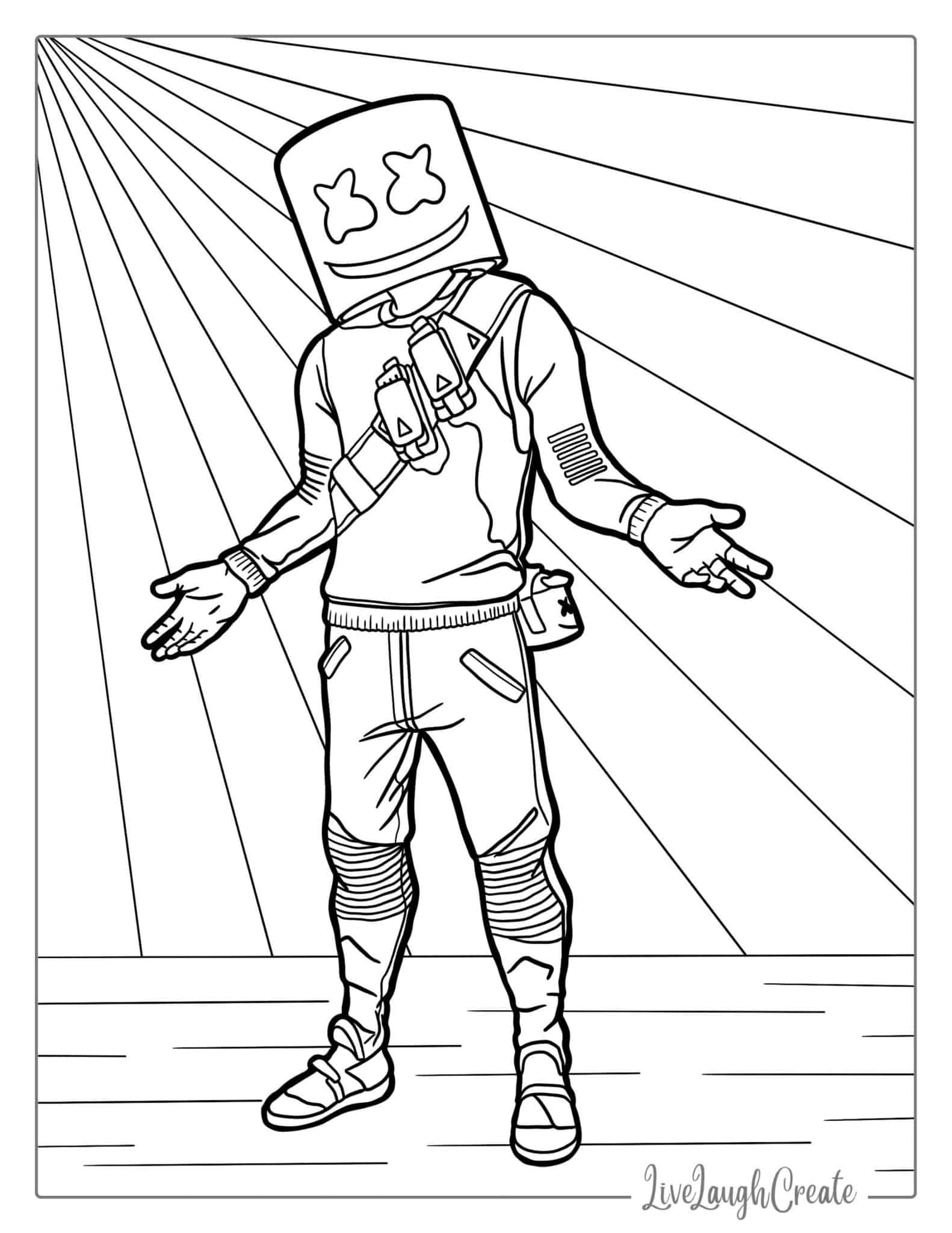 fortnite coloring page