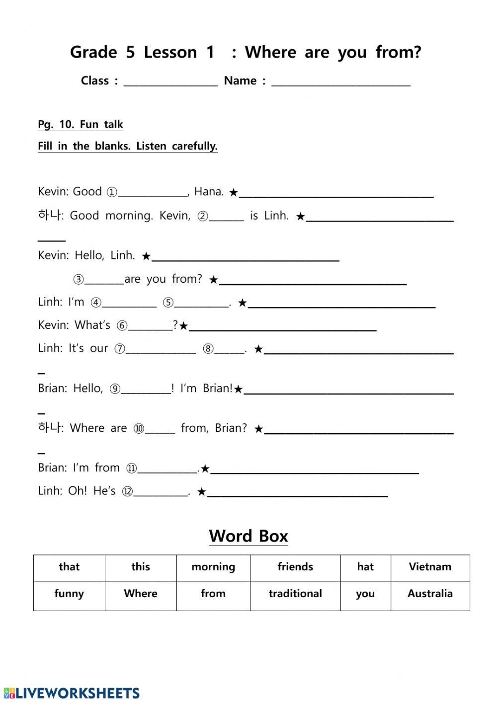 5th Grade English Worksheets 5th Grade English Worksheets