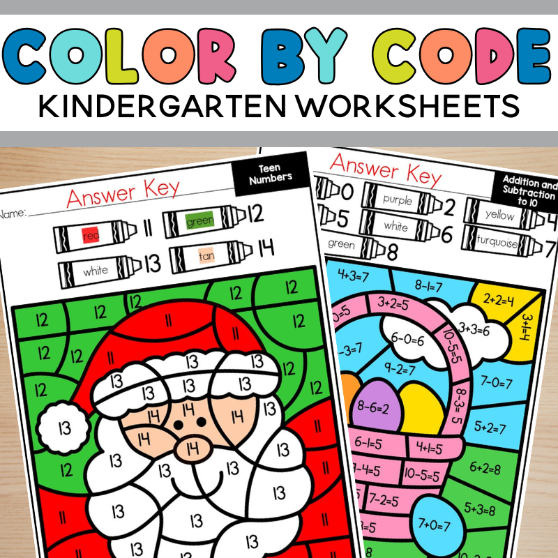 6 Creative Ways To Use Color By Code Math Worksheets In Your 6 Creative Ways To Use Color By Code Math Worksheets In Your