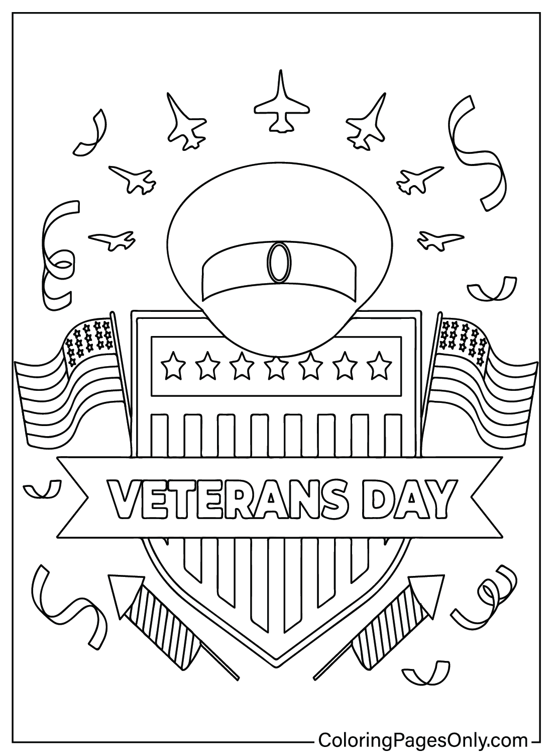63 Veterans Day Coloring Pages ColoringPagesOnly