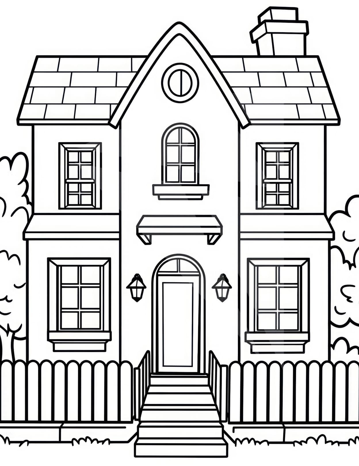 65 House Coloring Pages For Adults And Kids Our Mindful Life