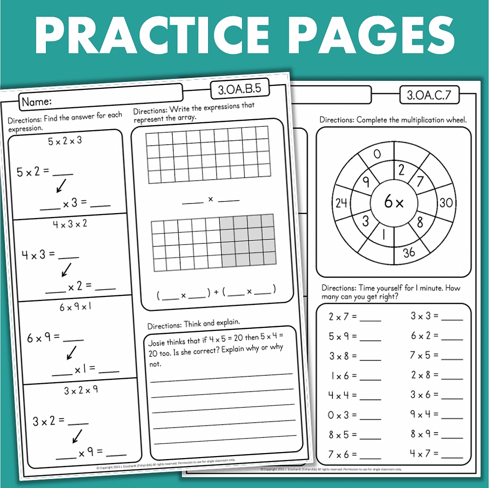 70 Math Worksheets For 3Rd Graders 72 Printable PDF Template 70 Math Worksheets For 3Rd Graders 72 Printable PDF Template