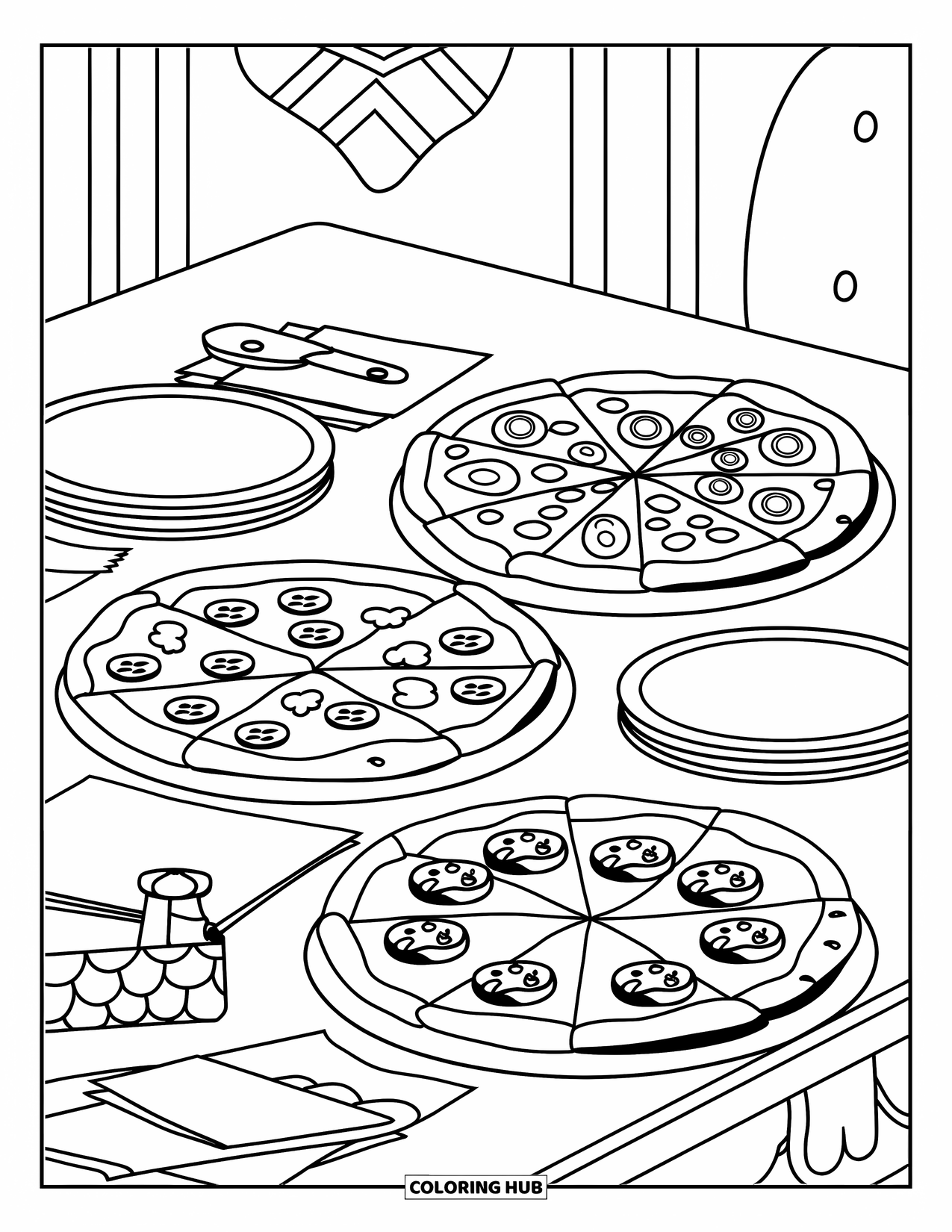 75 Pizza Coloring Pages For Kids Adults Free Printable PDFs 75 Pizza Coloring Pages For Kids Adults Free Printable PDFs