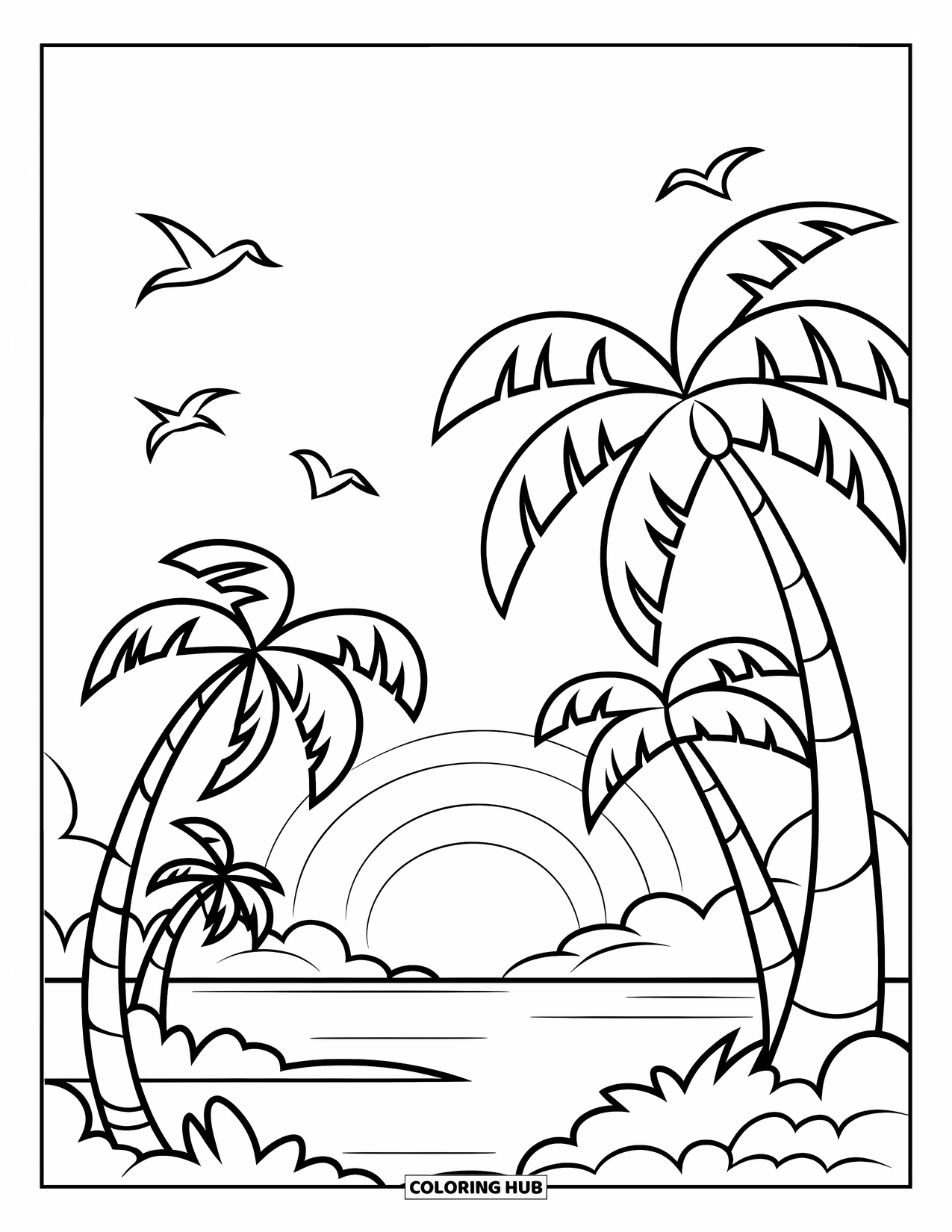 80 Sunset Coloring Pages For Kids Adults Free Printable PDFs 80 Sunset Coloring Pages For Kids Adults Free Printable PDFs