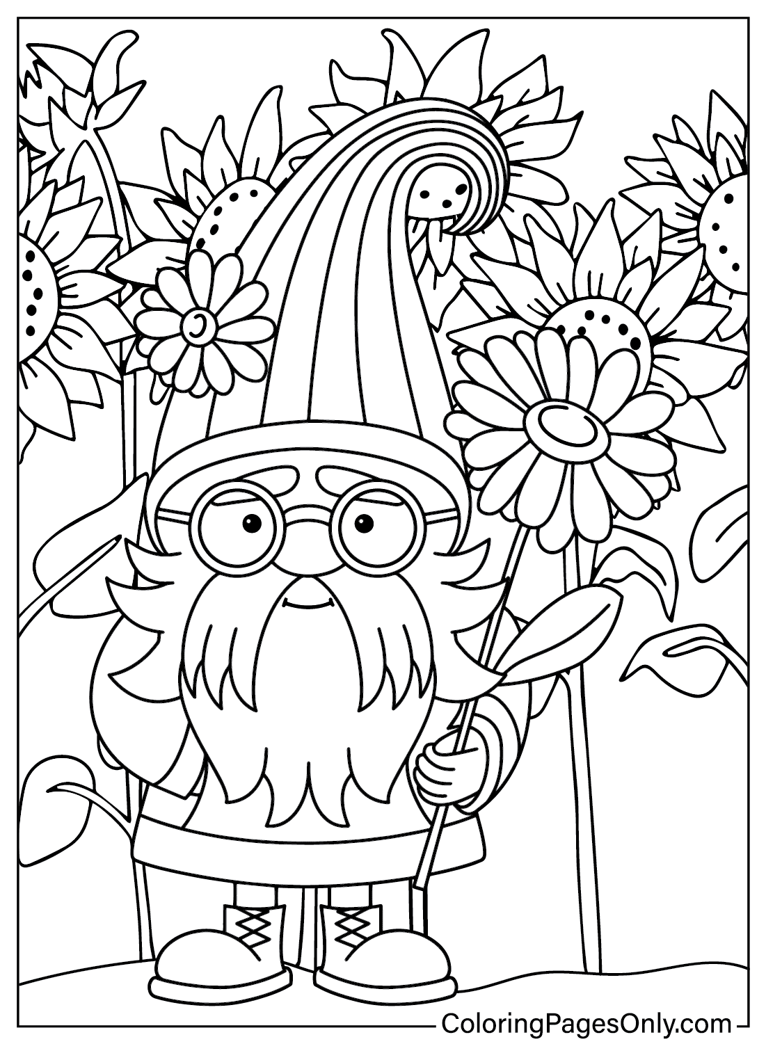 86 Gnome Coloring Pages ColoringPagesOnly 86 Gnome Coloring Pages ColoringPagesOnly