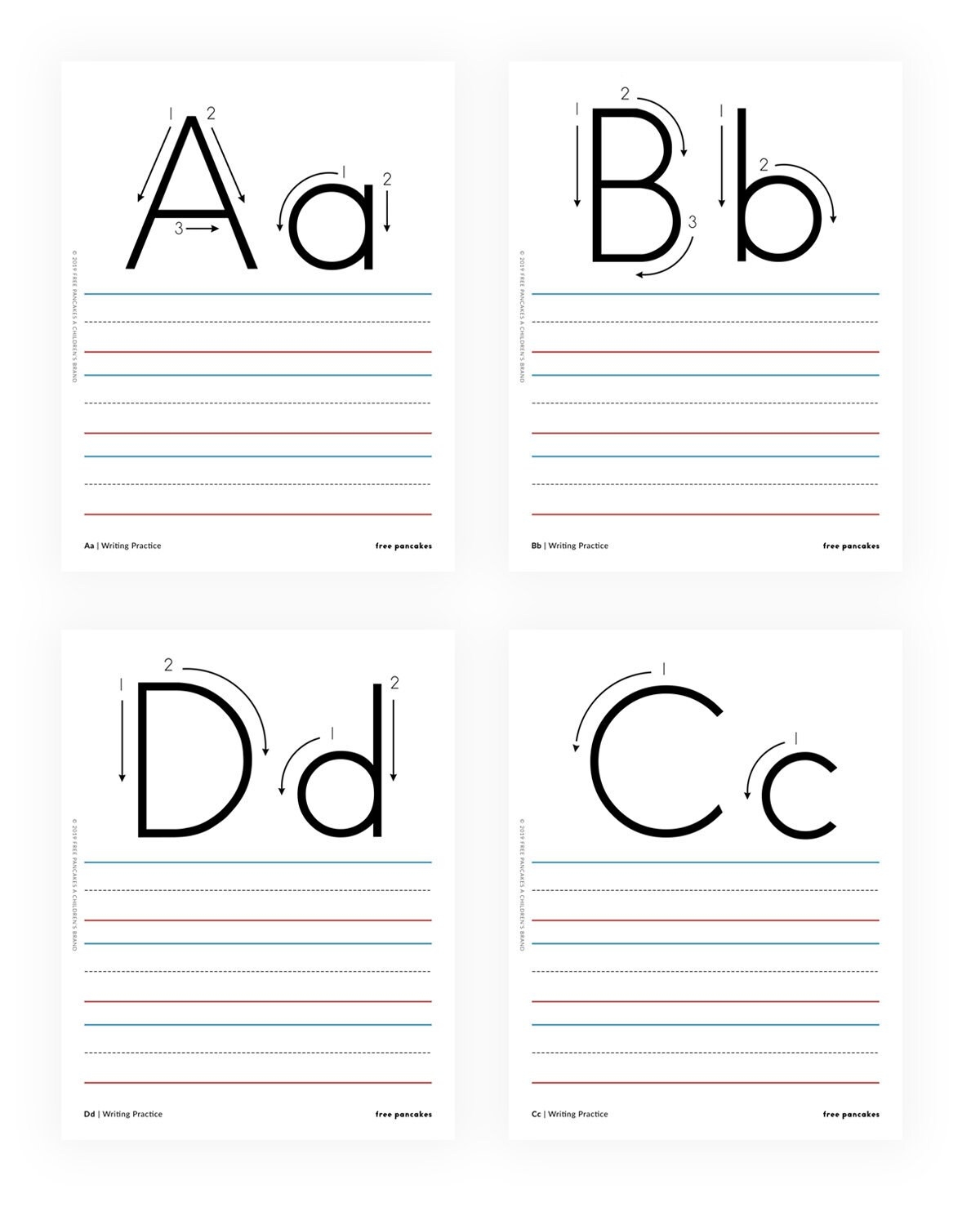 A Z Letter Formation Handwriting Worksheets A4 Teachwire Worksheets 