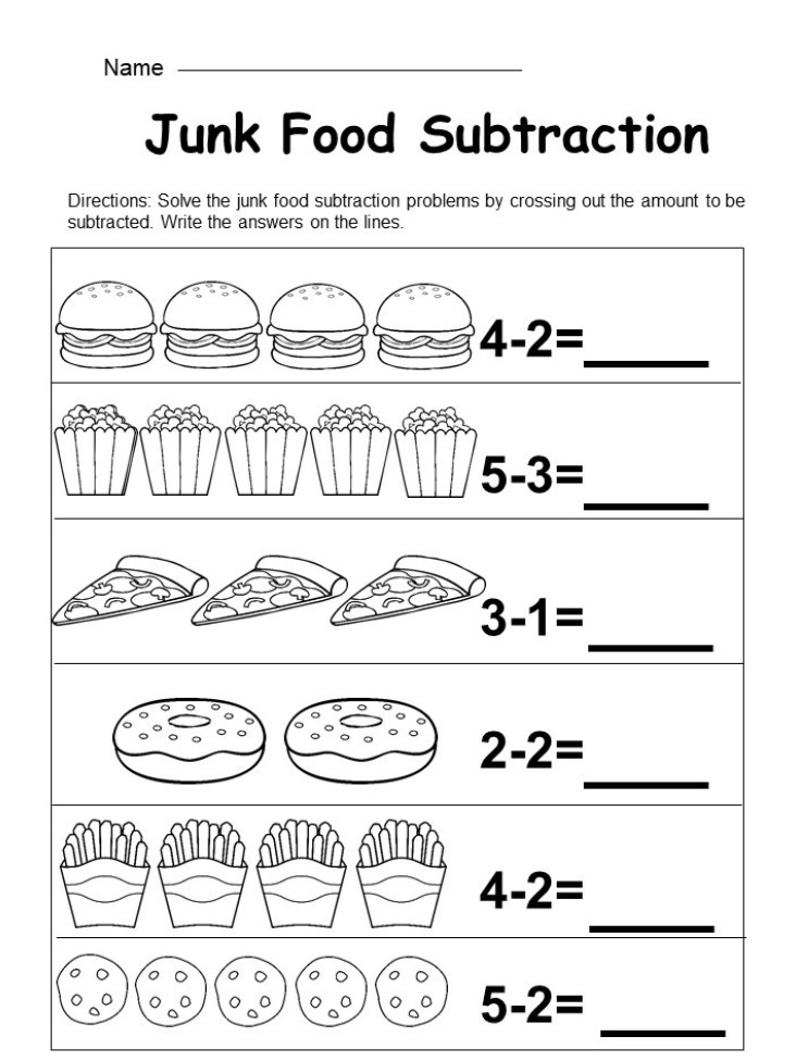 Addition Subtraction Worksheets Kindergarten Free Kindergarten Worksheets