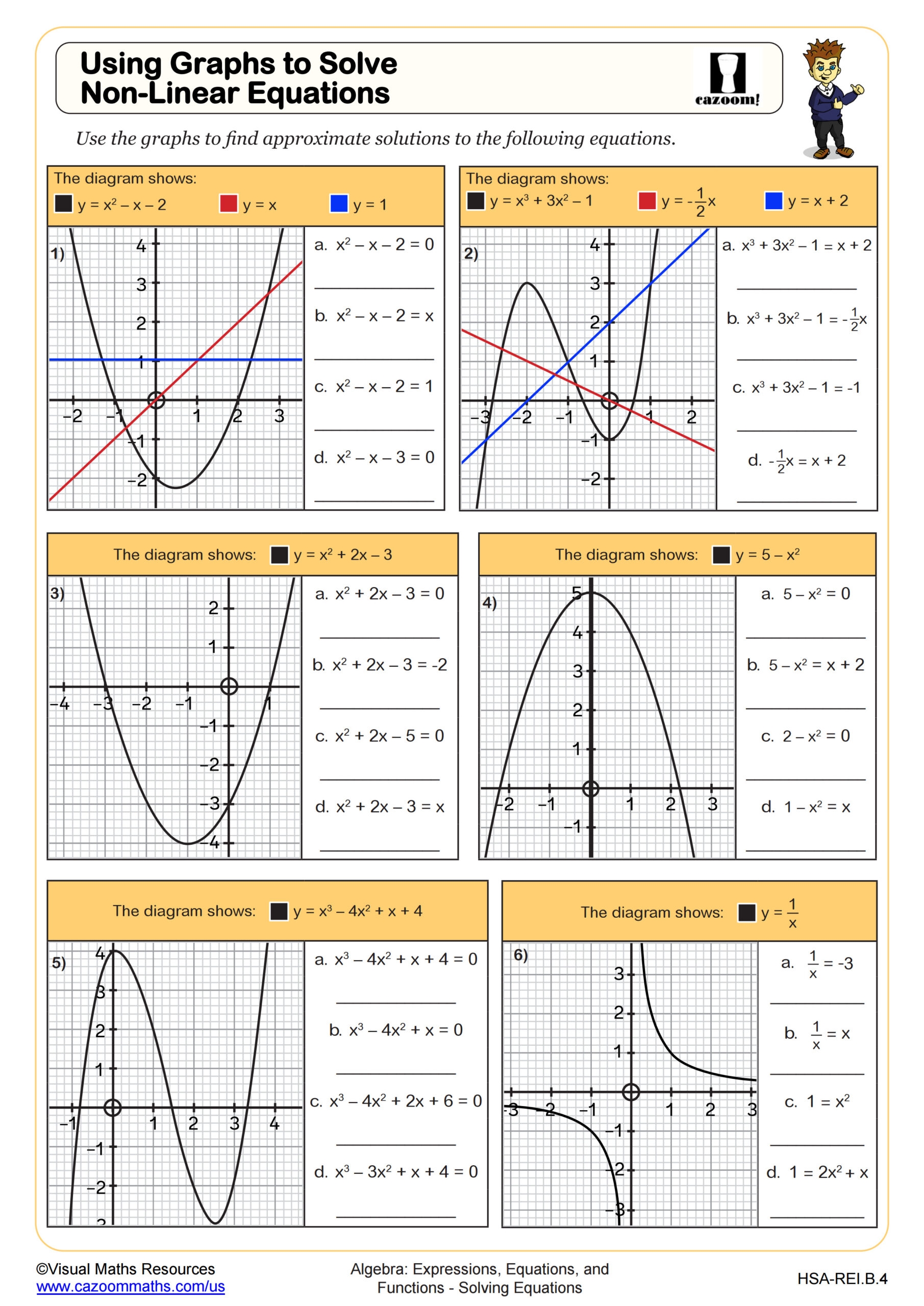 Algebra 2 Worksheets Printable