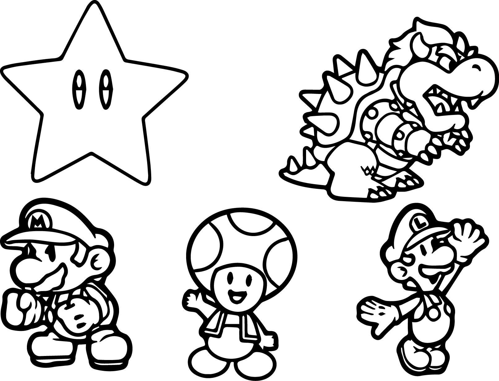 All Mario Characters Coloring Pages Coloring Home All Mario Characters Coloring Pages Coloring Home