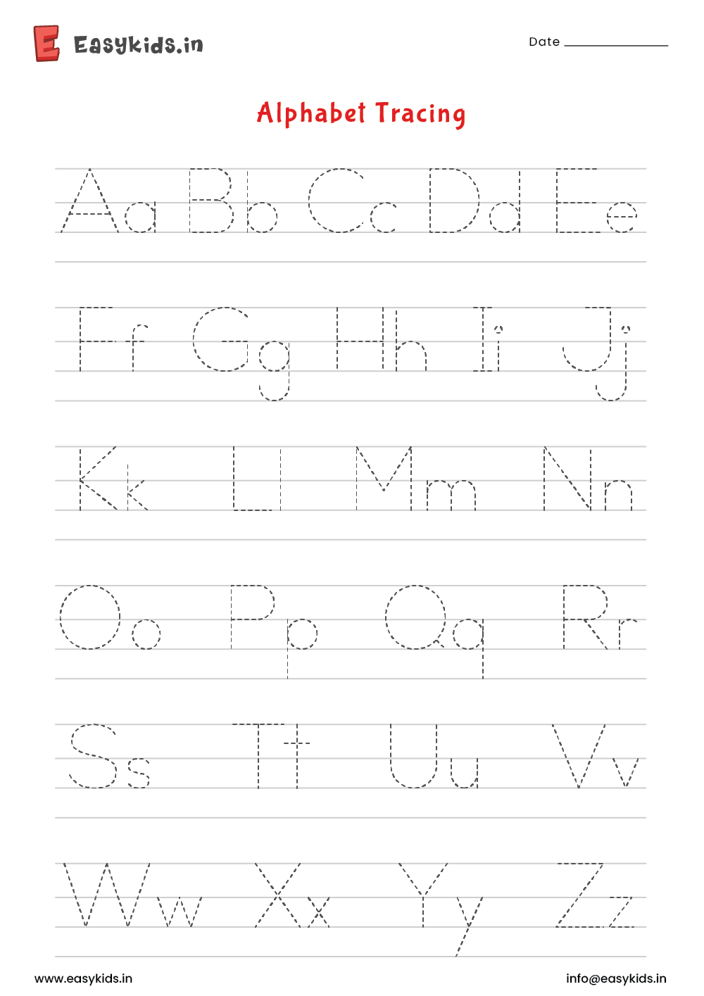 alphabet trace worksheet alphabet trace worksheet