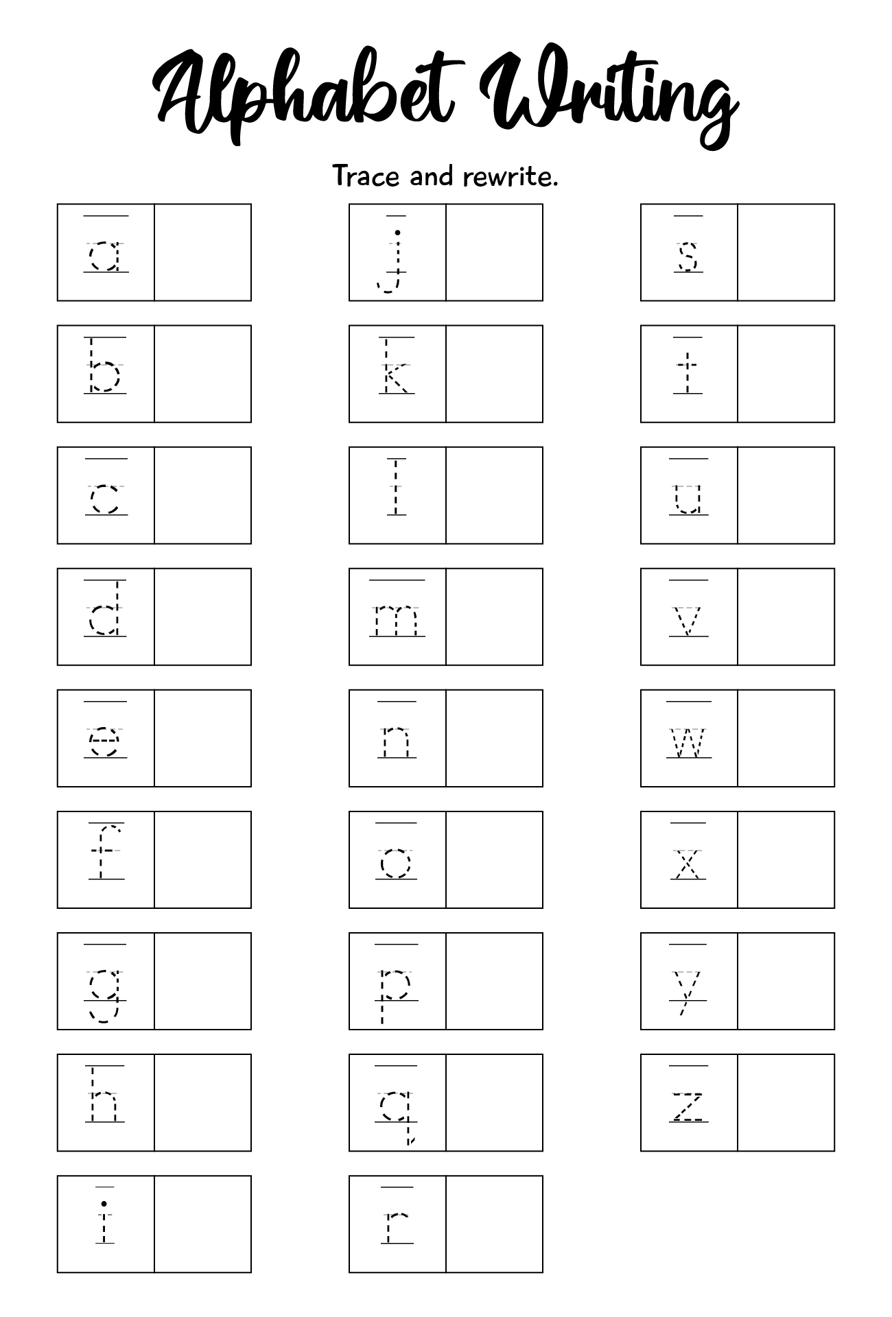 Alphabet Worksheets AZ 10 Free PDF Printables Printablee Alphabet Worksheets AZ 10 Free PDF Printables Printablee