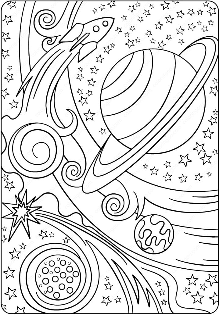Amazing Space Coloring Page Free Printable Coloring Pages For Kids