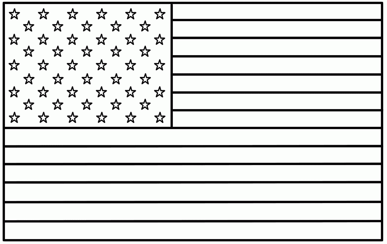 flag usa coloring page flag usa coloring page