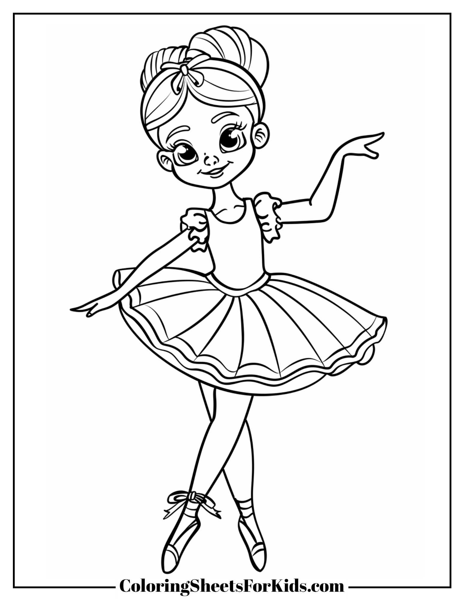 ballerina coloring pages