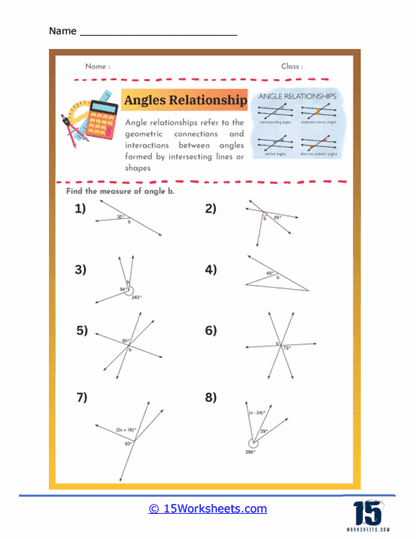 Angle Relationships Worksheets 15 Worksheets Angle Relationships Worksheets 15 Worksheets